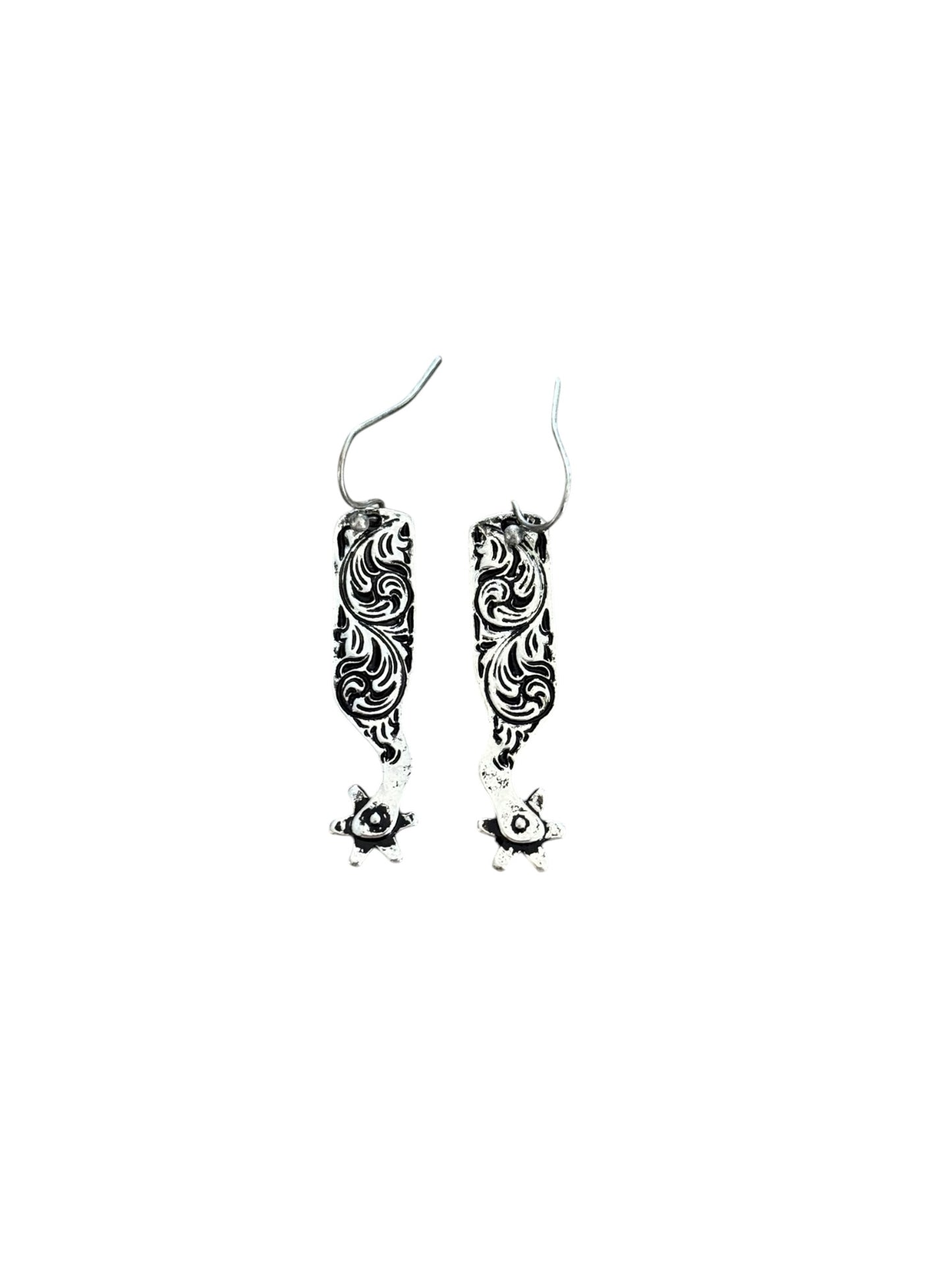 Tooled Spur Earrings