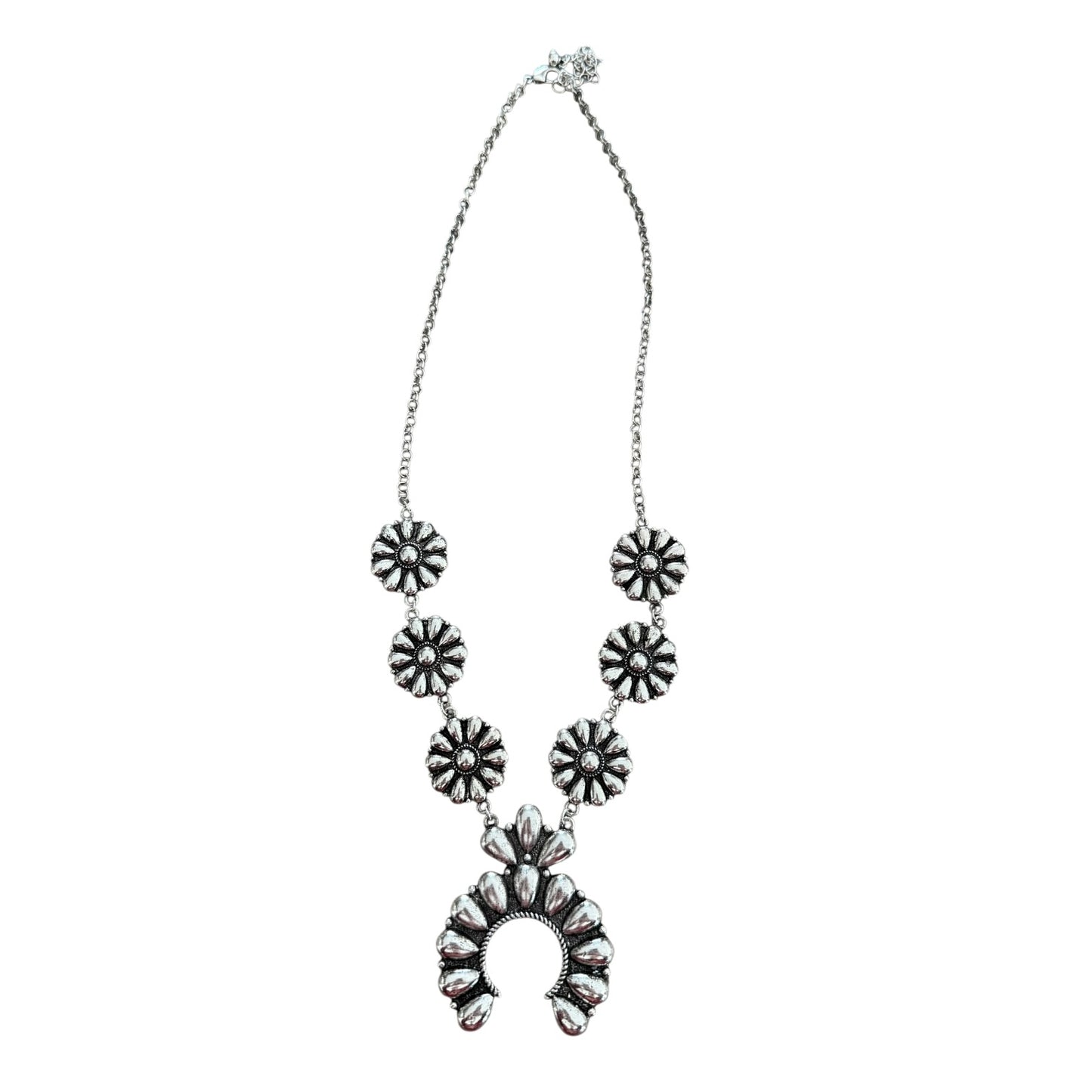 Silver Squash Necklace