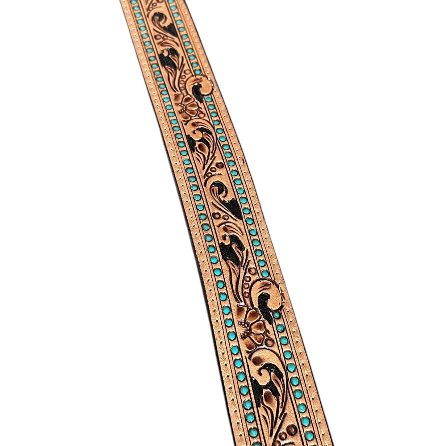 Turquoise Dot Purse Strap