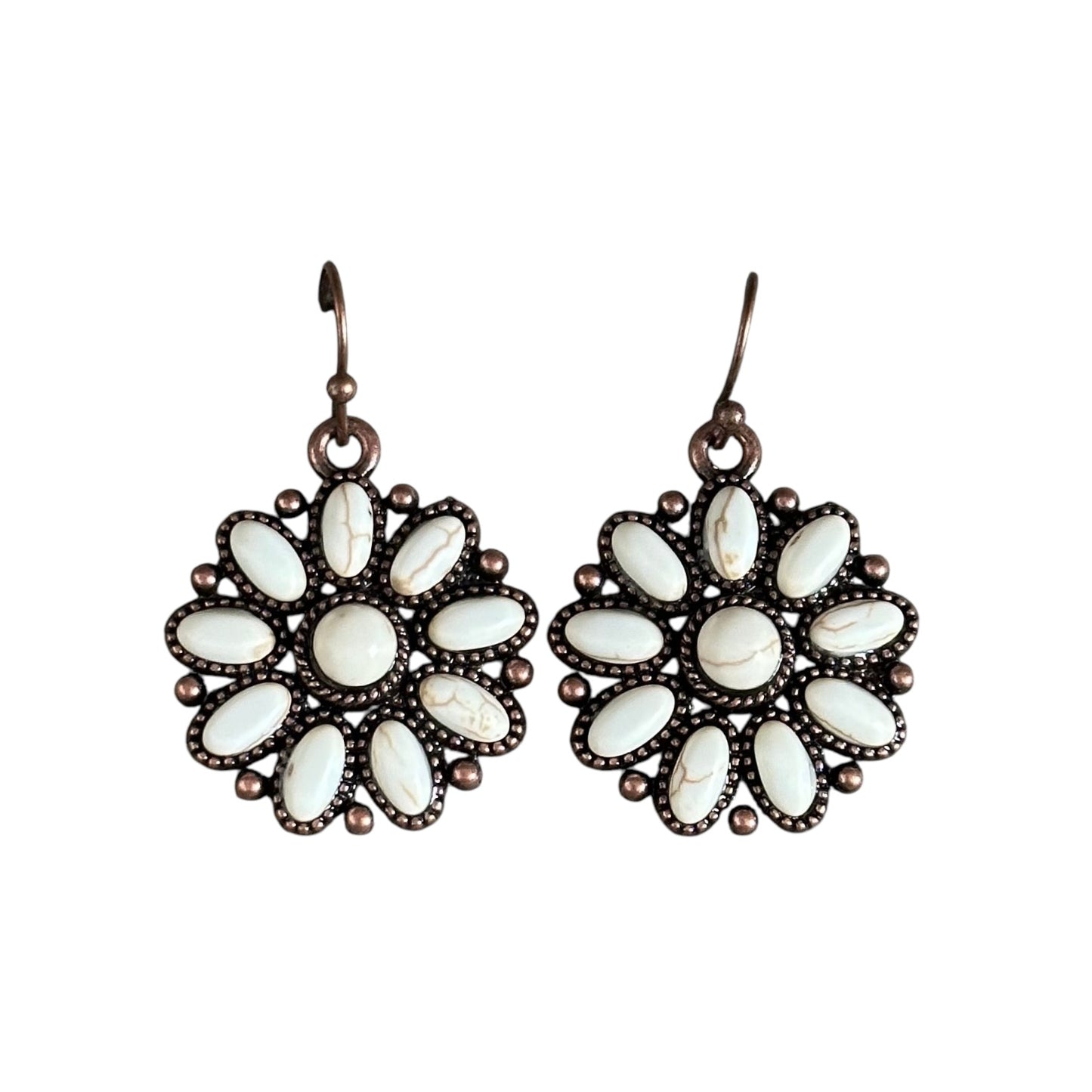 Copper Cluster Earrings