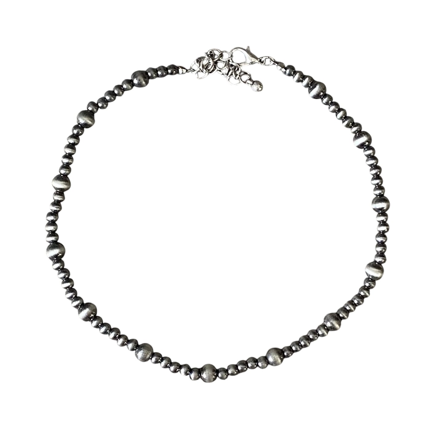 Gunmetal Navajo Pearl Choker