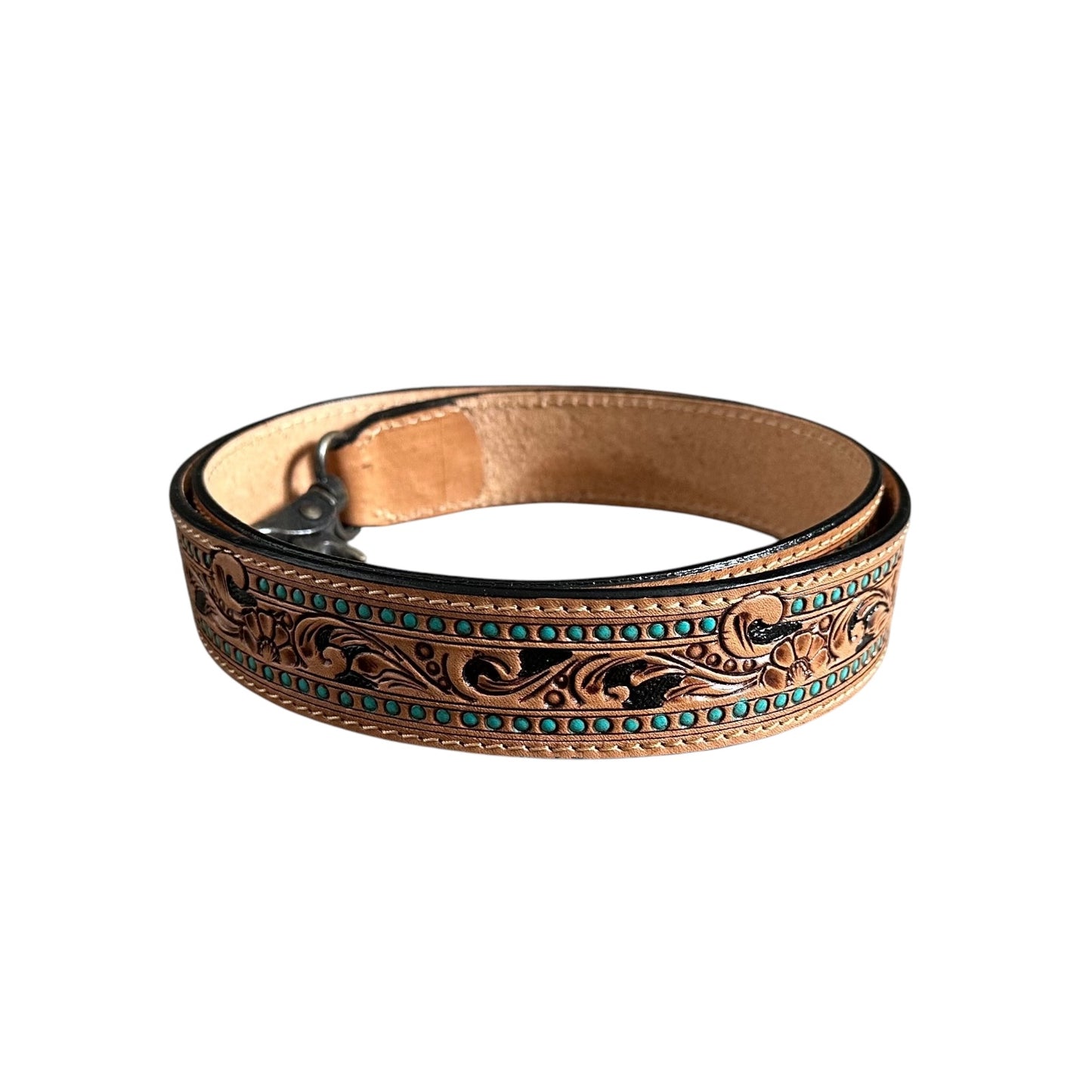 Turquoise Dot Purse Strap