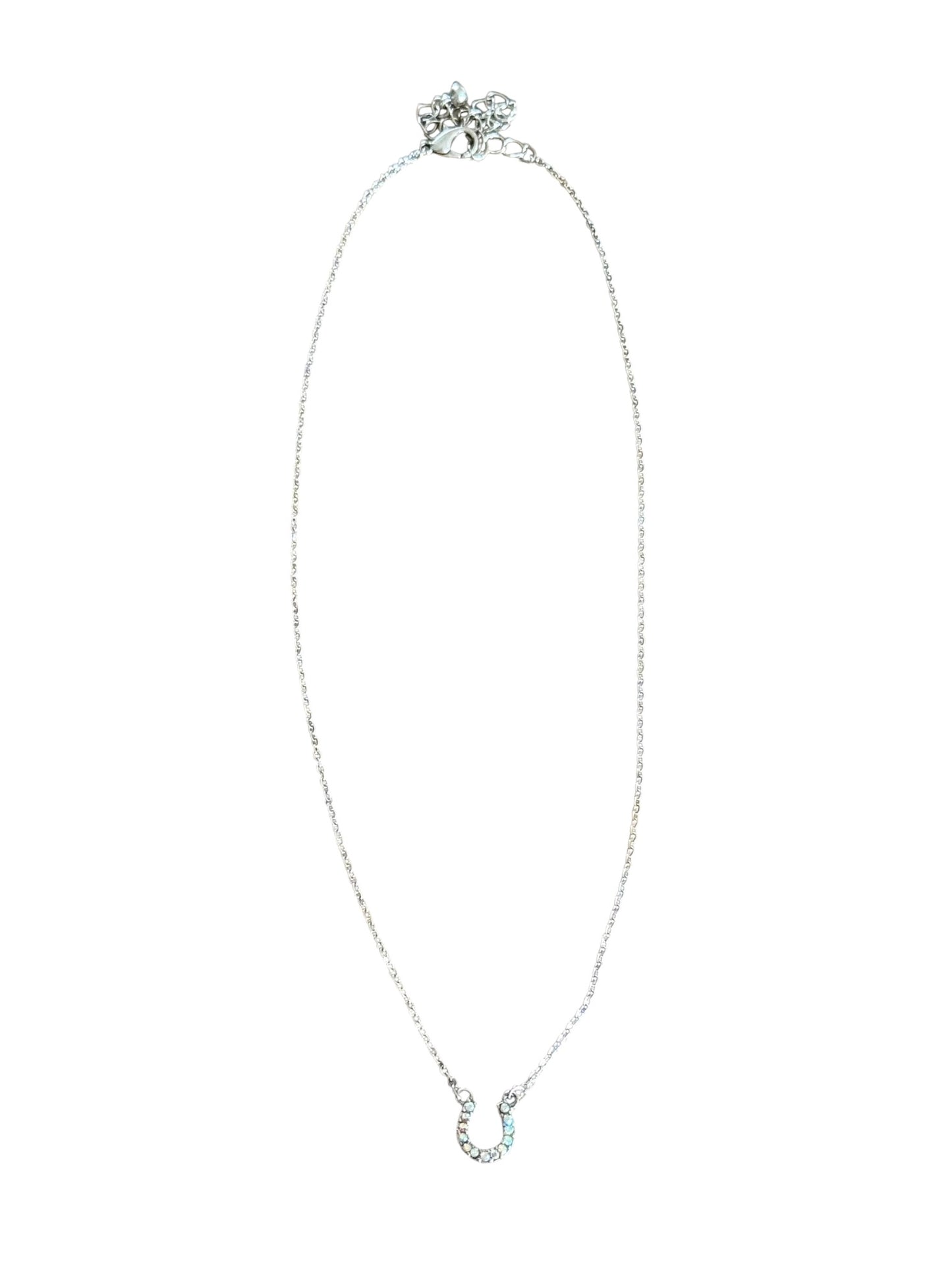 Silver Horseshoe Necklace