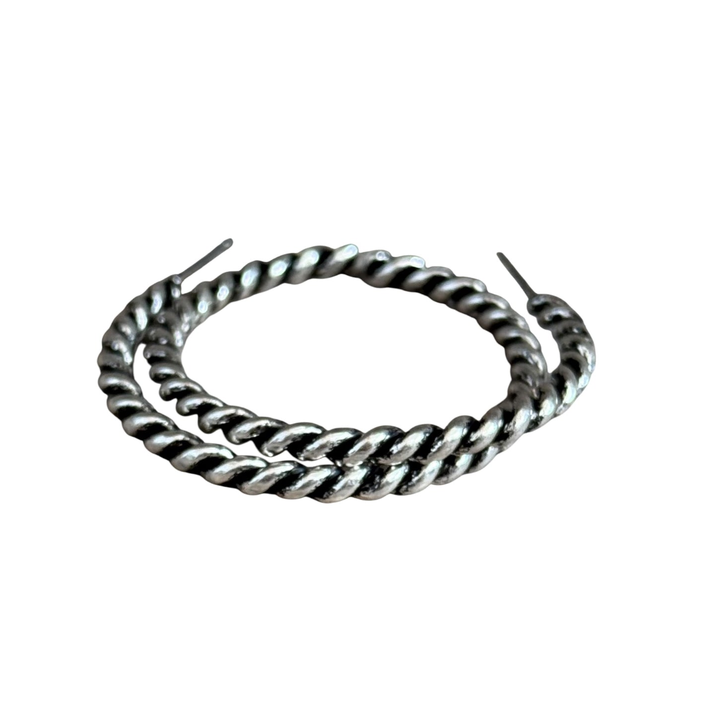 Medium Rope Hoop Earrings