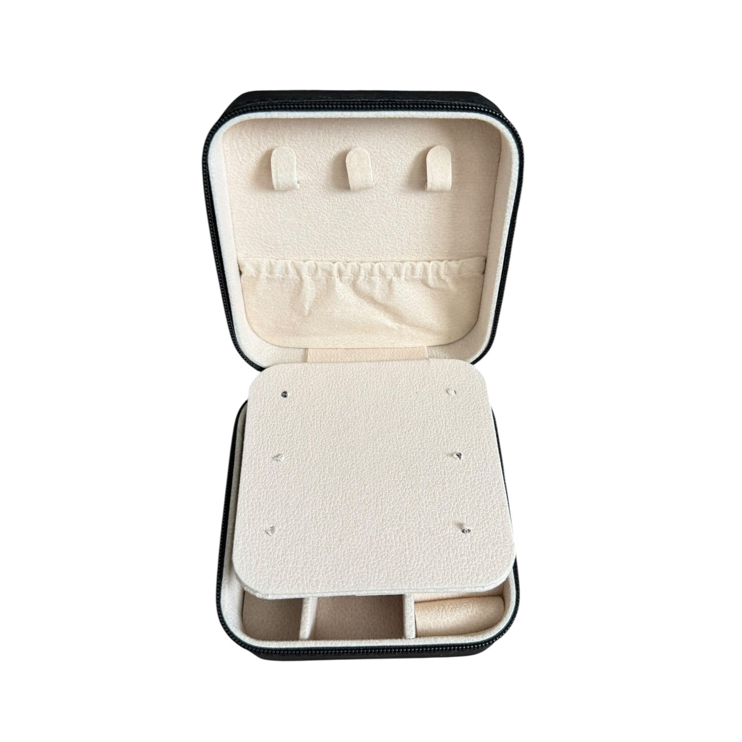 Black White Floral Concho Jewelry Box