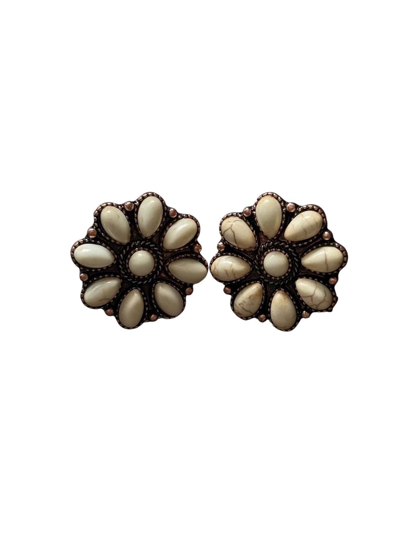 Copper Cluster Earrings