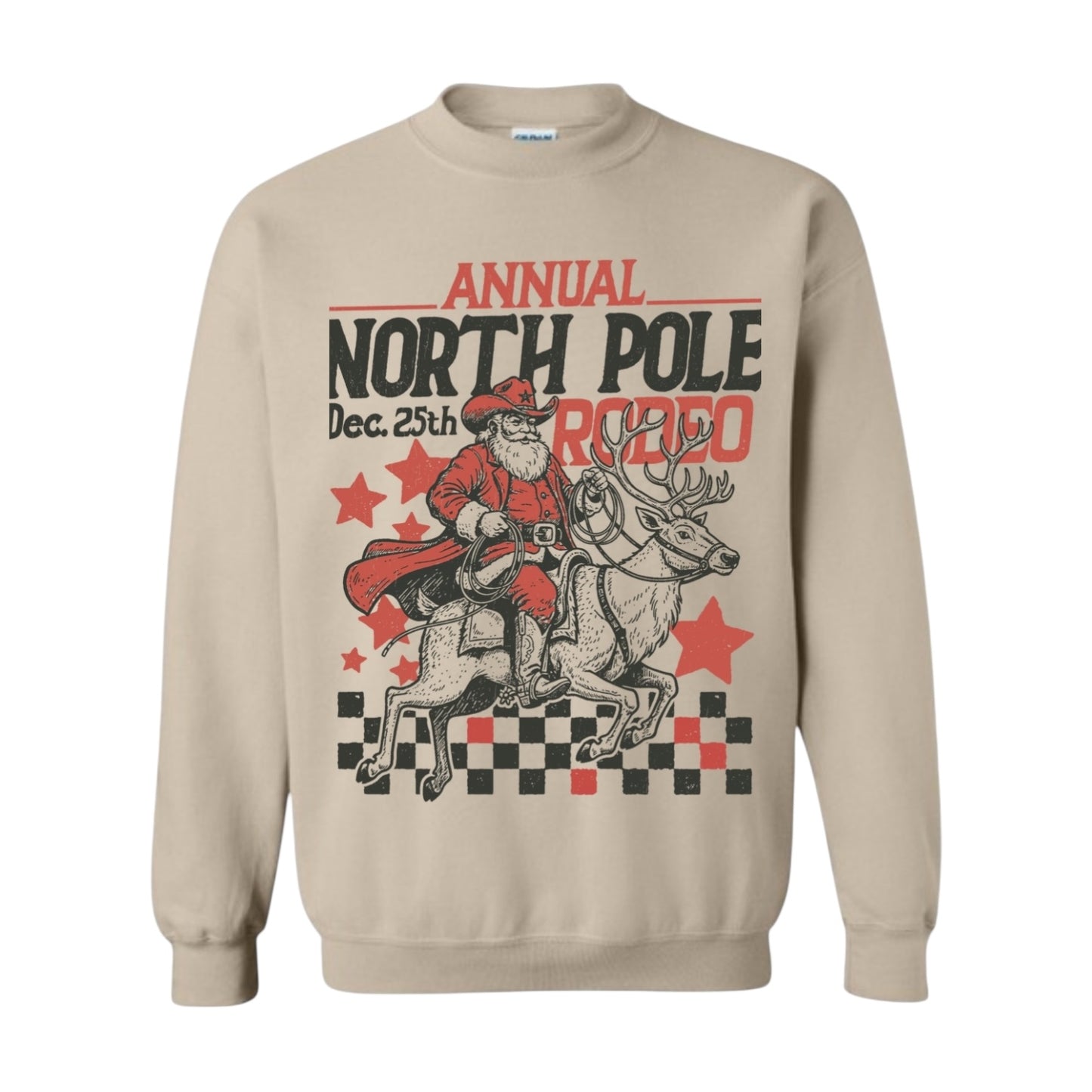Annual North Pole Rodeo Christmas Crewneck • PRE ORDER •