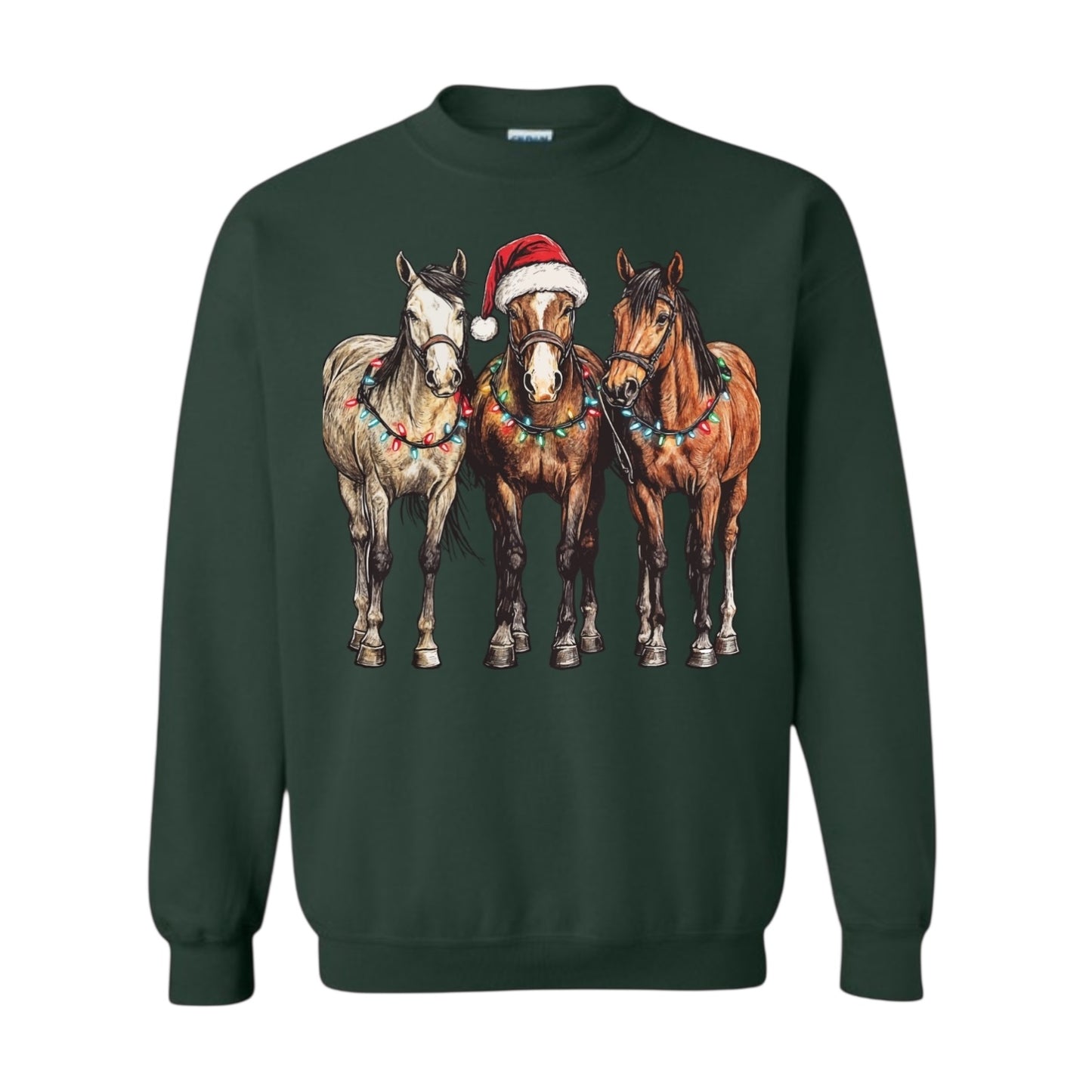 Merry Horses Christmas Crewneck • PRE ORDER •