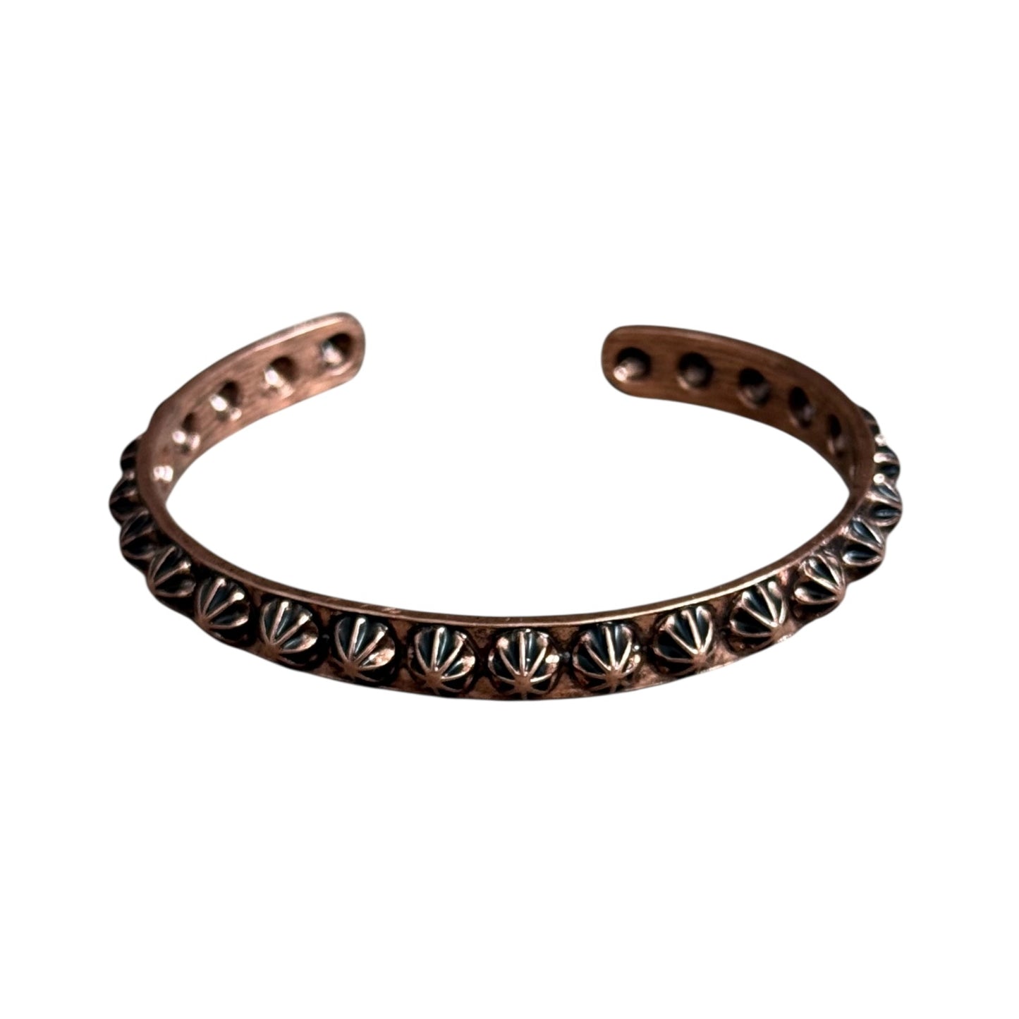 Copper Dot Cuff Bracelet