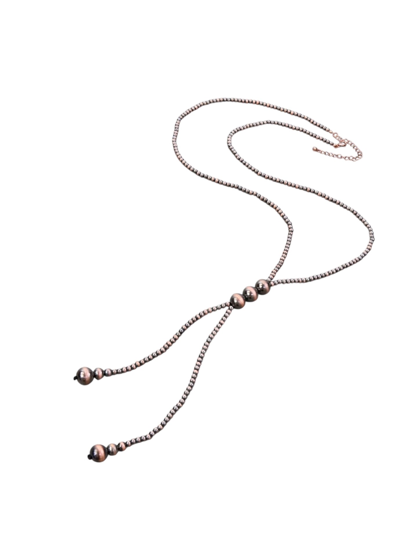 Copper Navajo Pearl Long Necklace