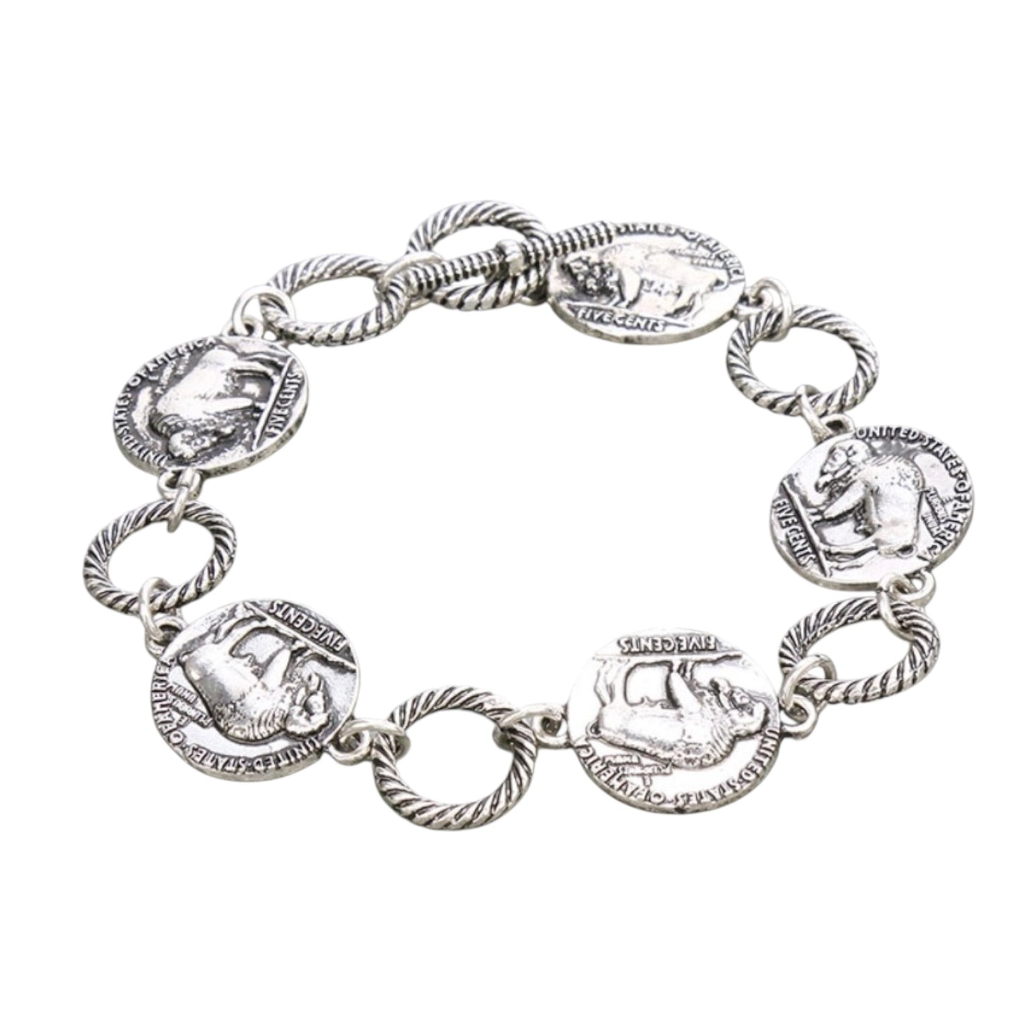 Buffalo Coin Bracelet