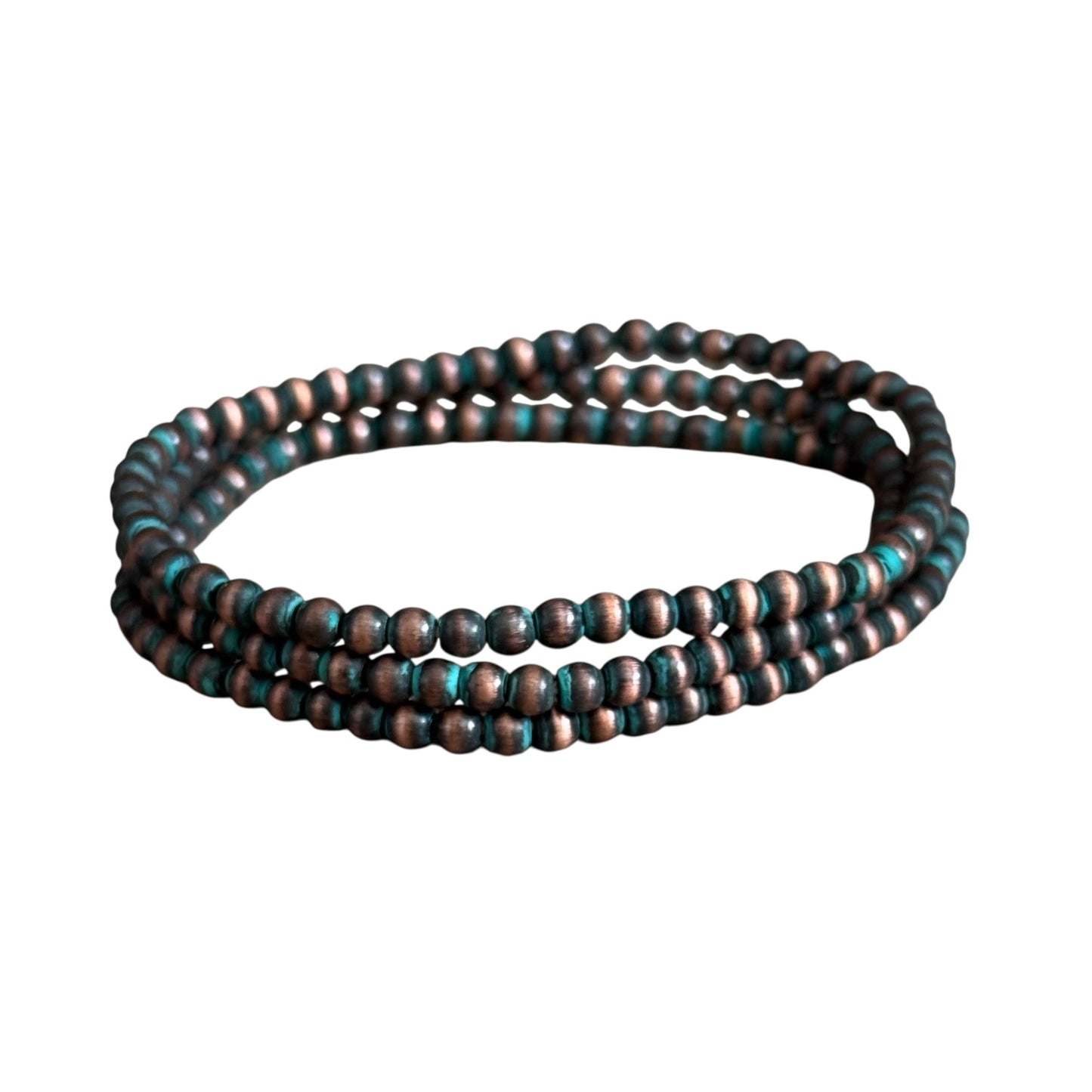 Patina Navajo Pearl Triple Stretch Bracelet