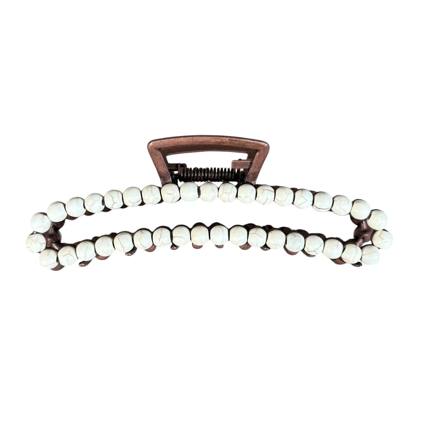 Copper & Natural Claw Clip