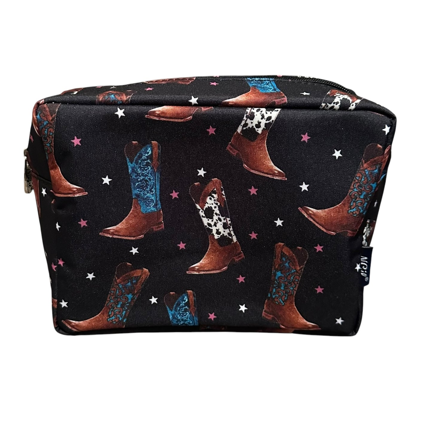 Cowboy Boot Cosmetic Bag