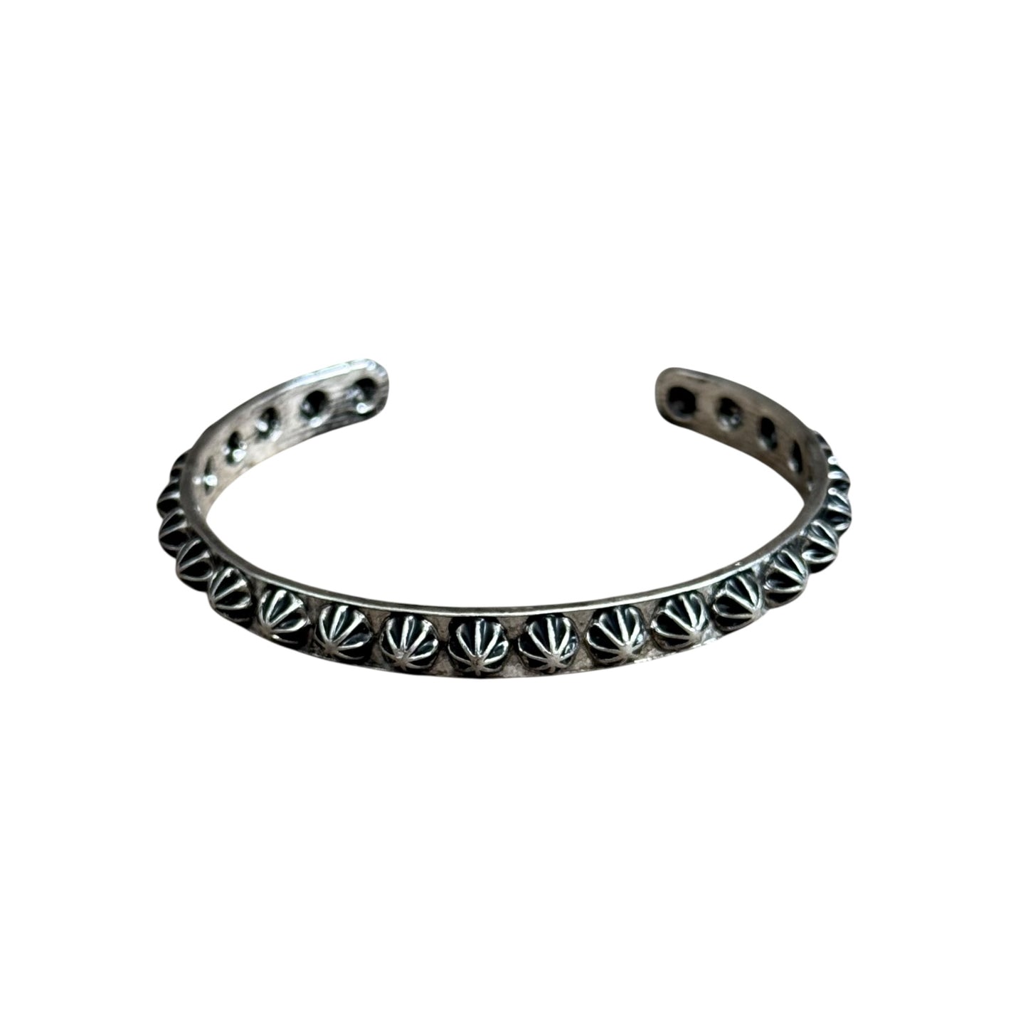 Silver Dot Cuff Bracelet