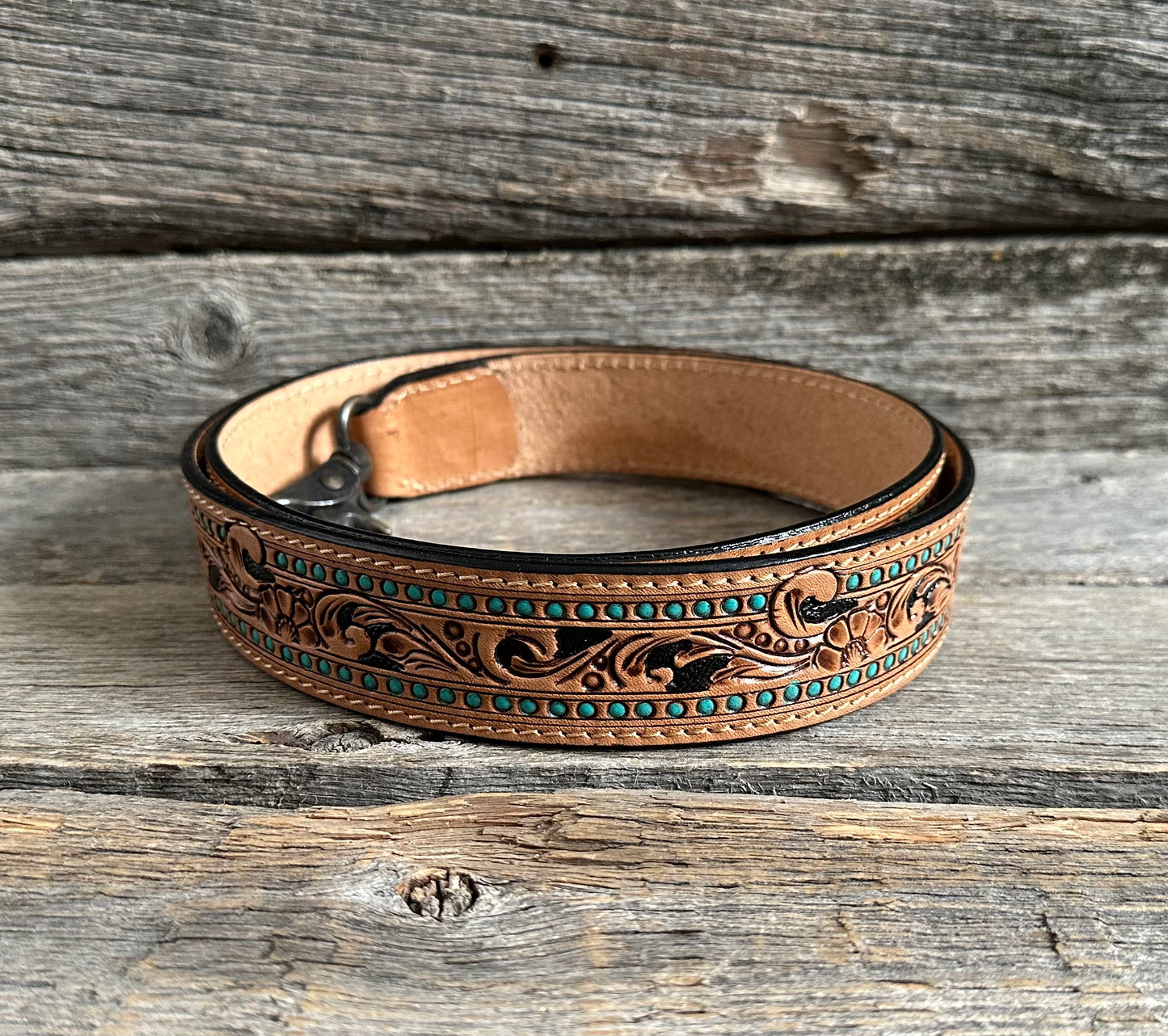 Turquoise Dot Purse Strap