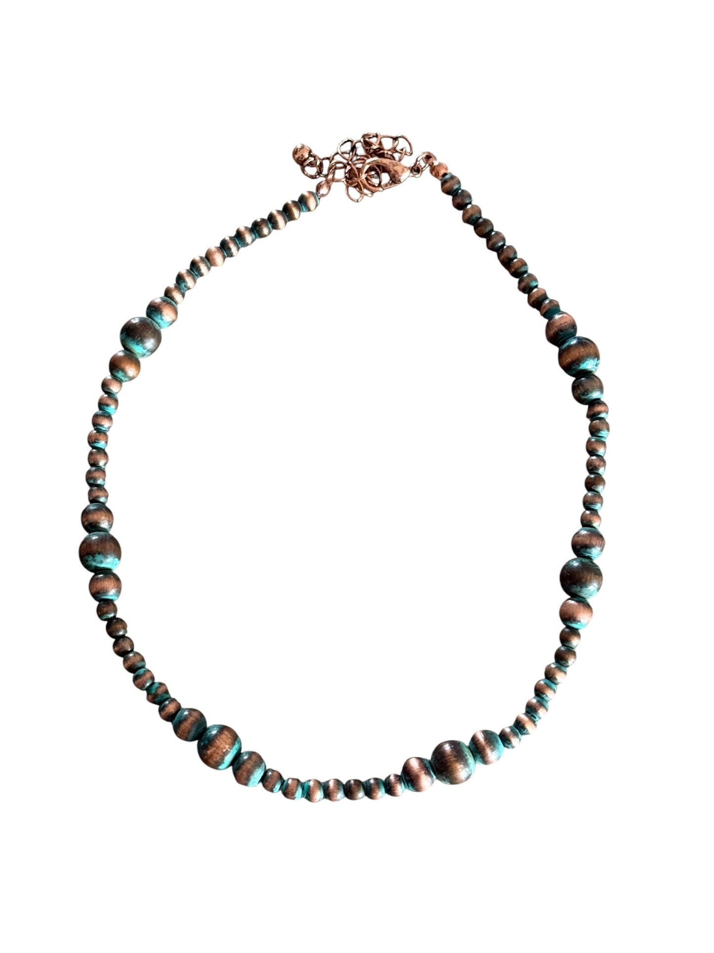 Patina Copper Navajo Pearl Choker