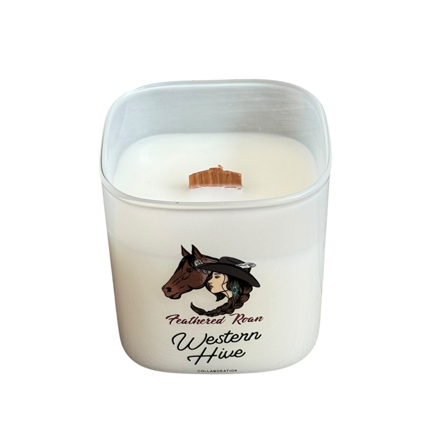 Exclusive Feathered Roan Vanilla Chai Candle