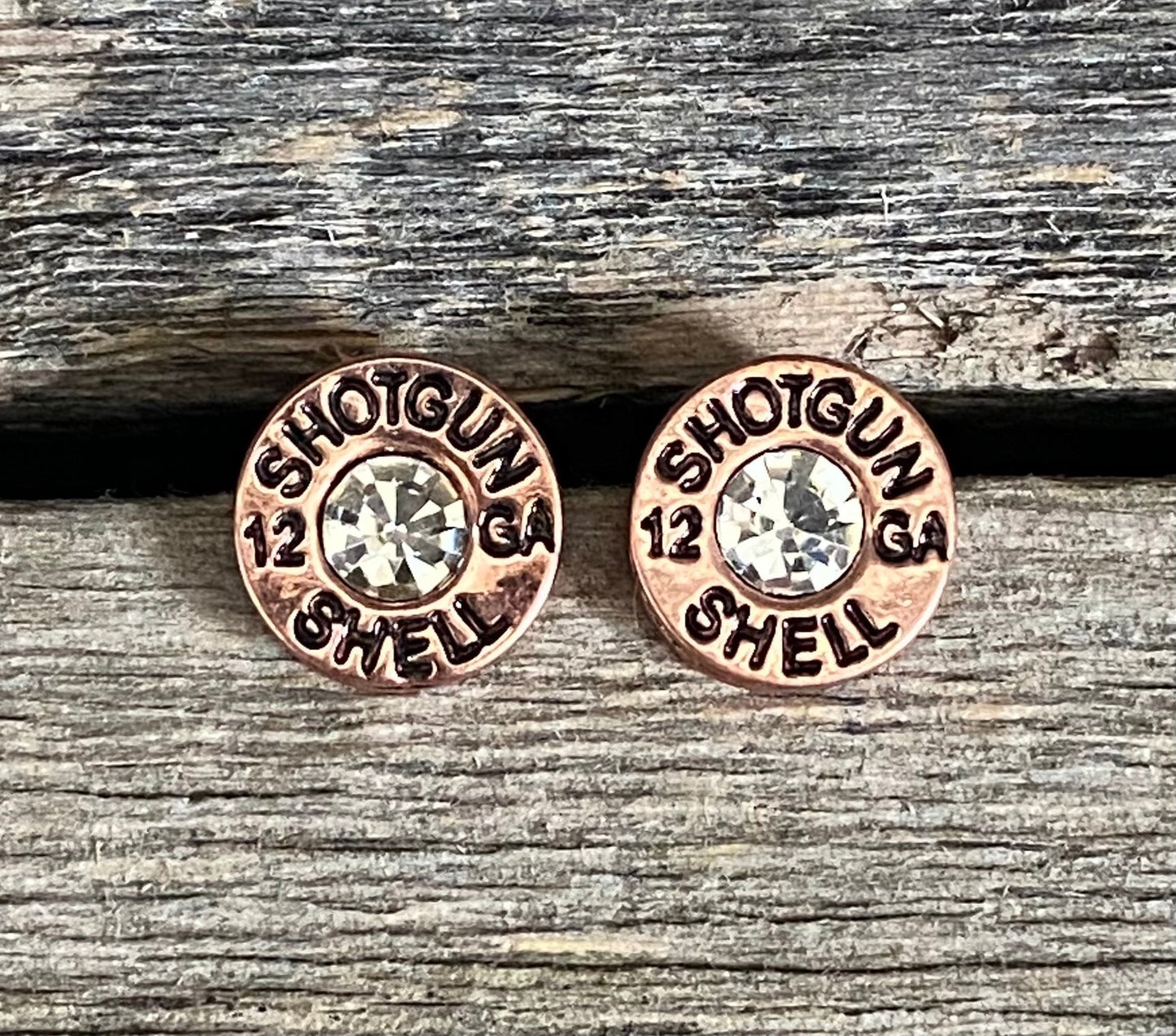 Copper Bullet Earrings