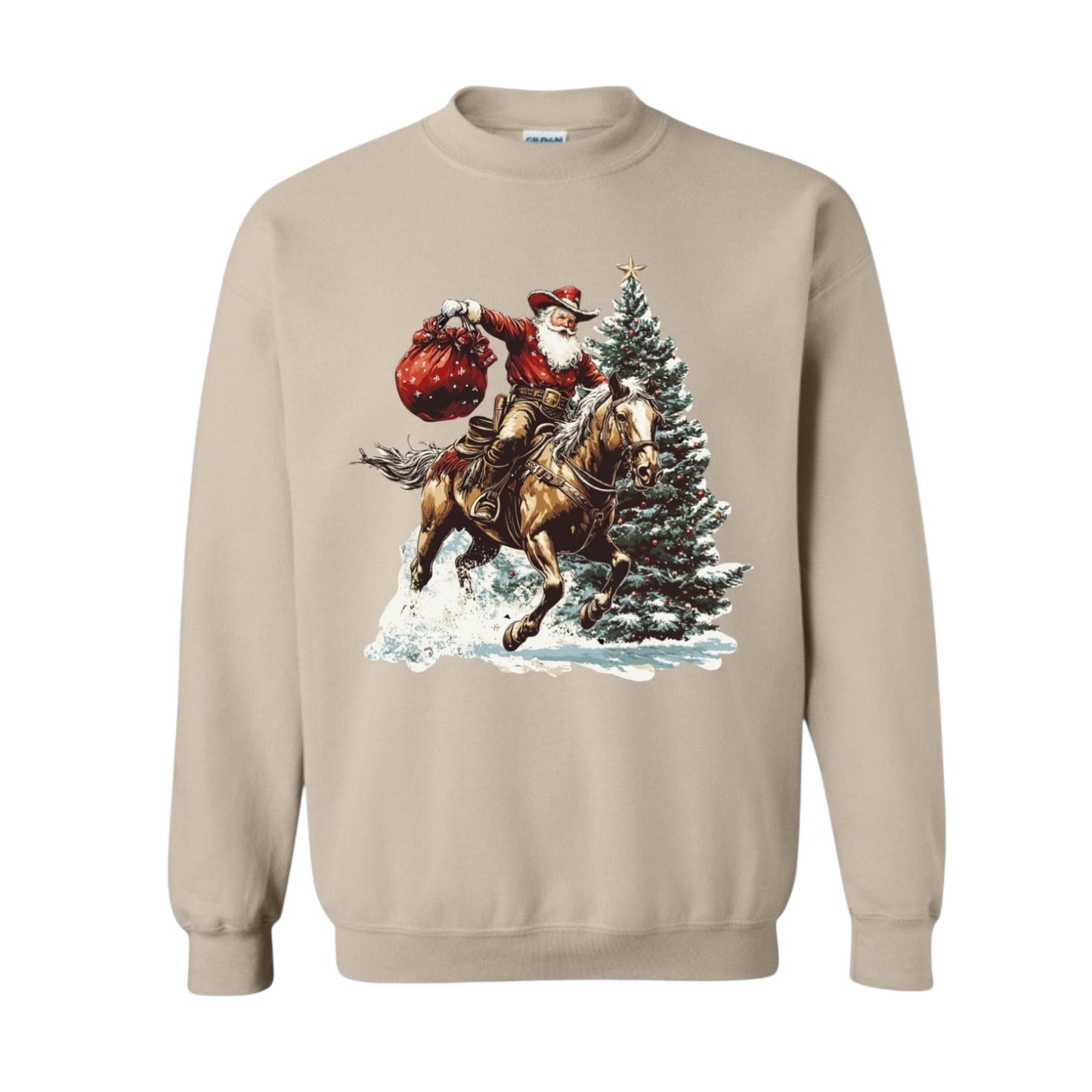 Western Santa Christmas Crewneck • PRE ORDER •