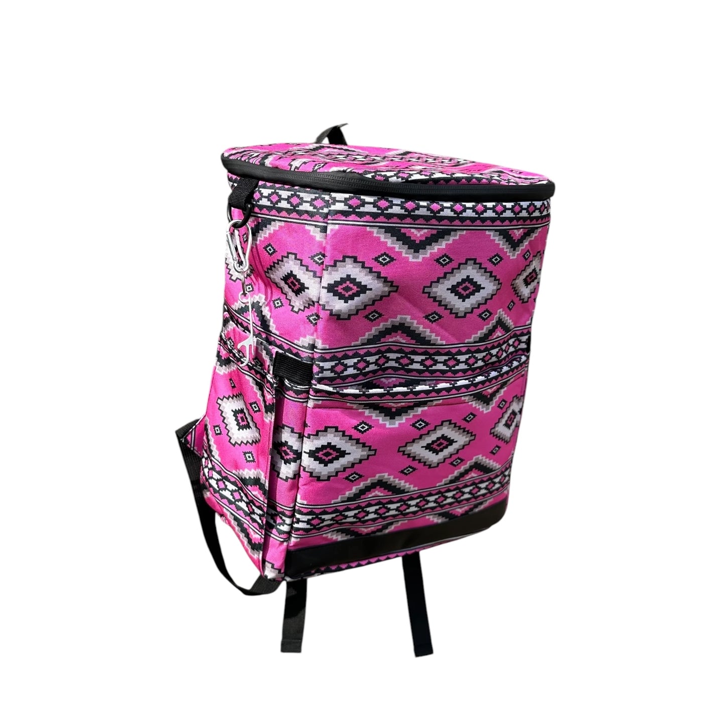 Pink Aztec Cooler Backpack