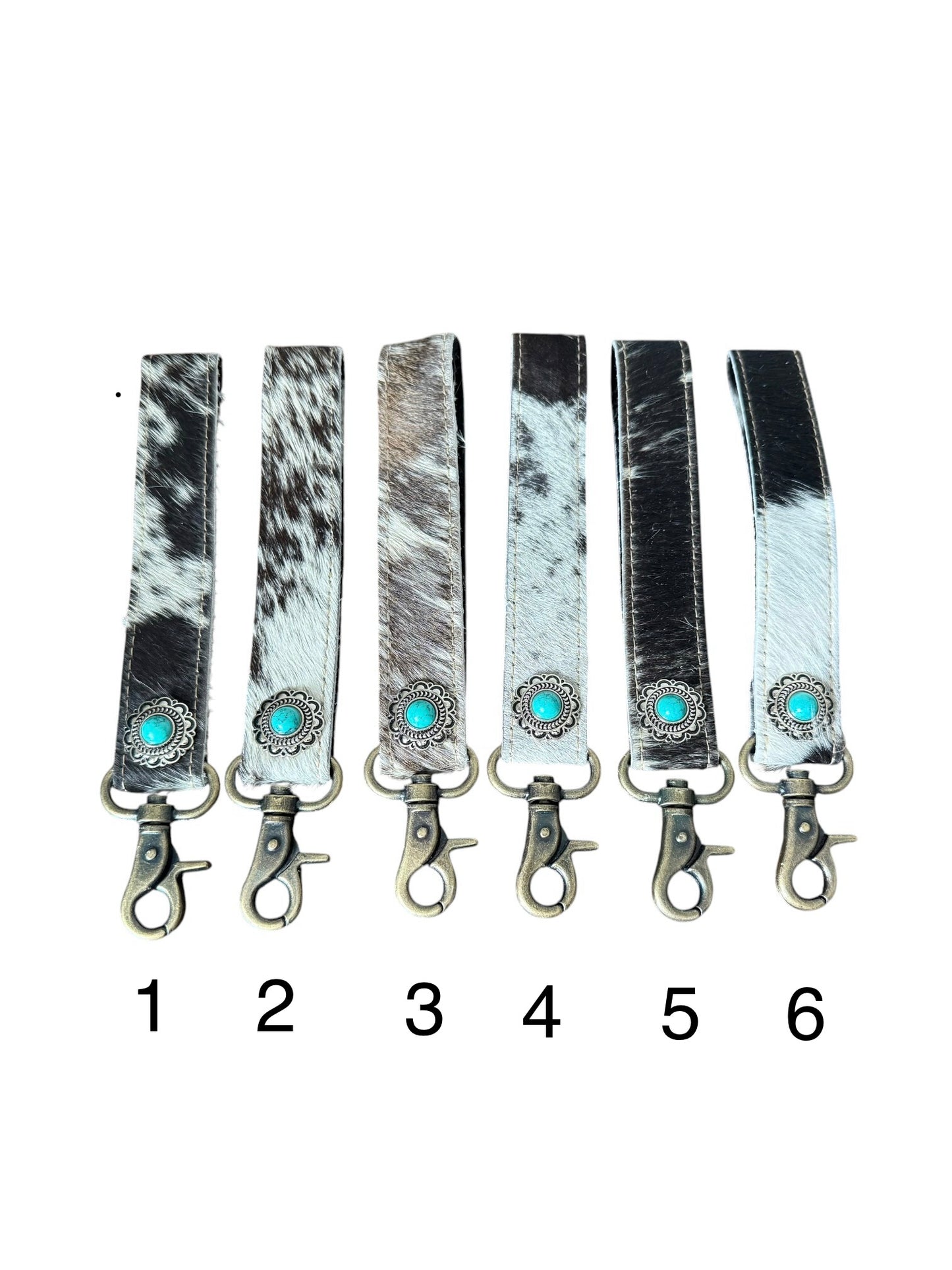 Cowhide Wristlets