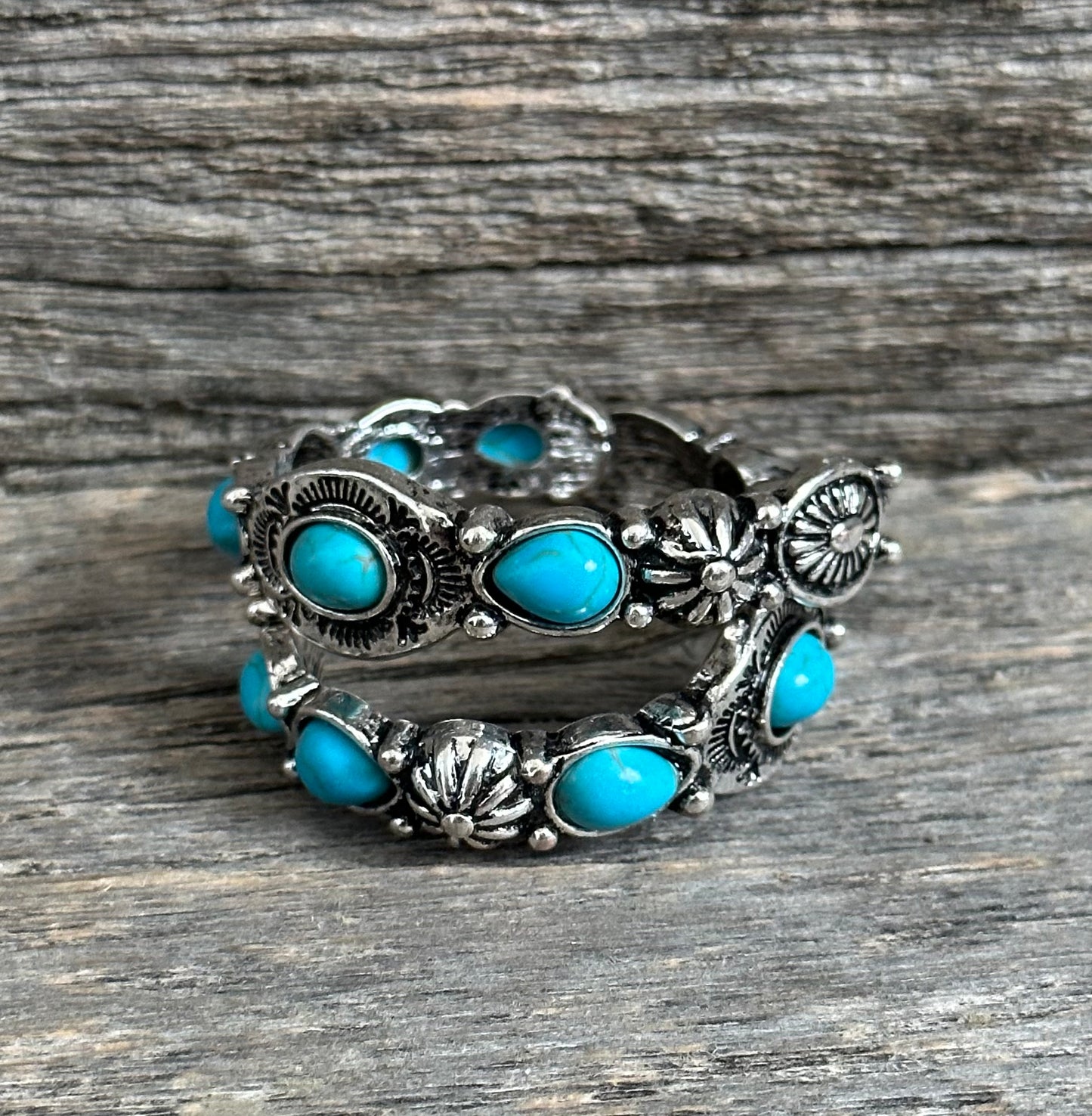 Turquoise Hoop Earrings