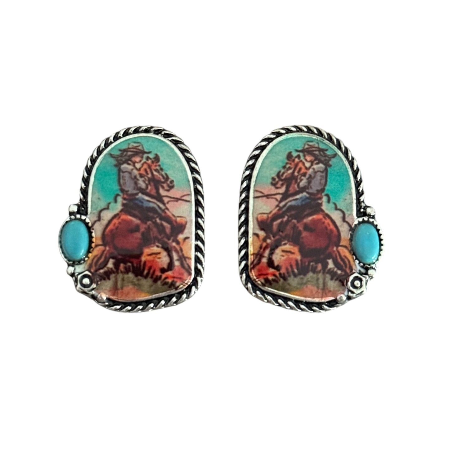 Cowgirl Heart Earrings