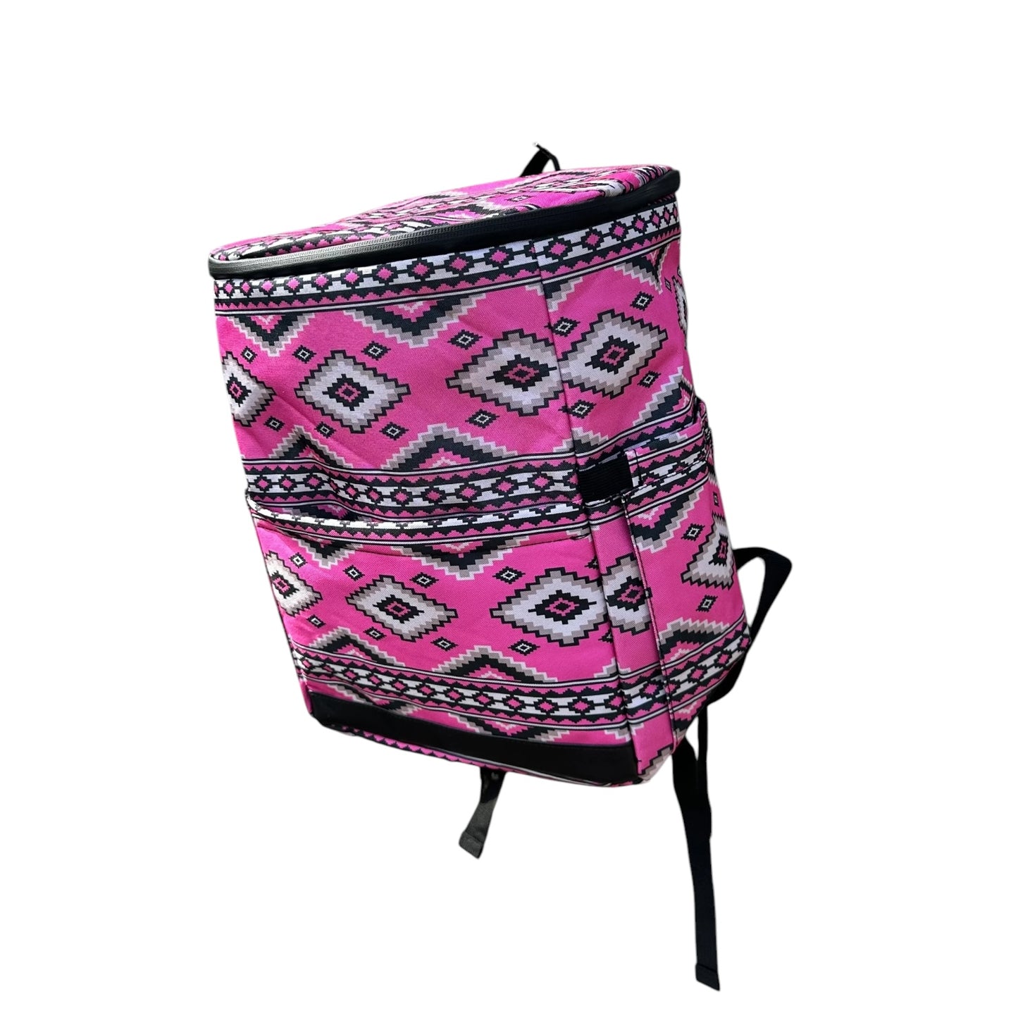 Pink Aztec Cooler Backpack