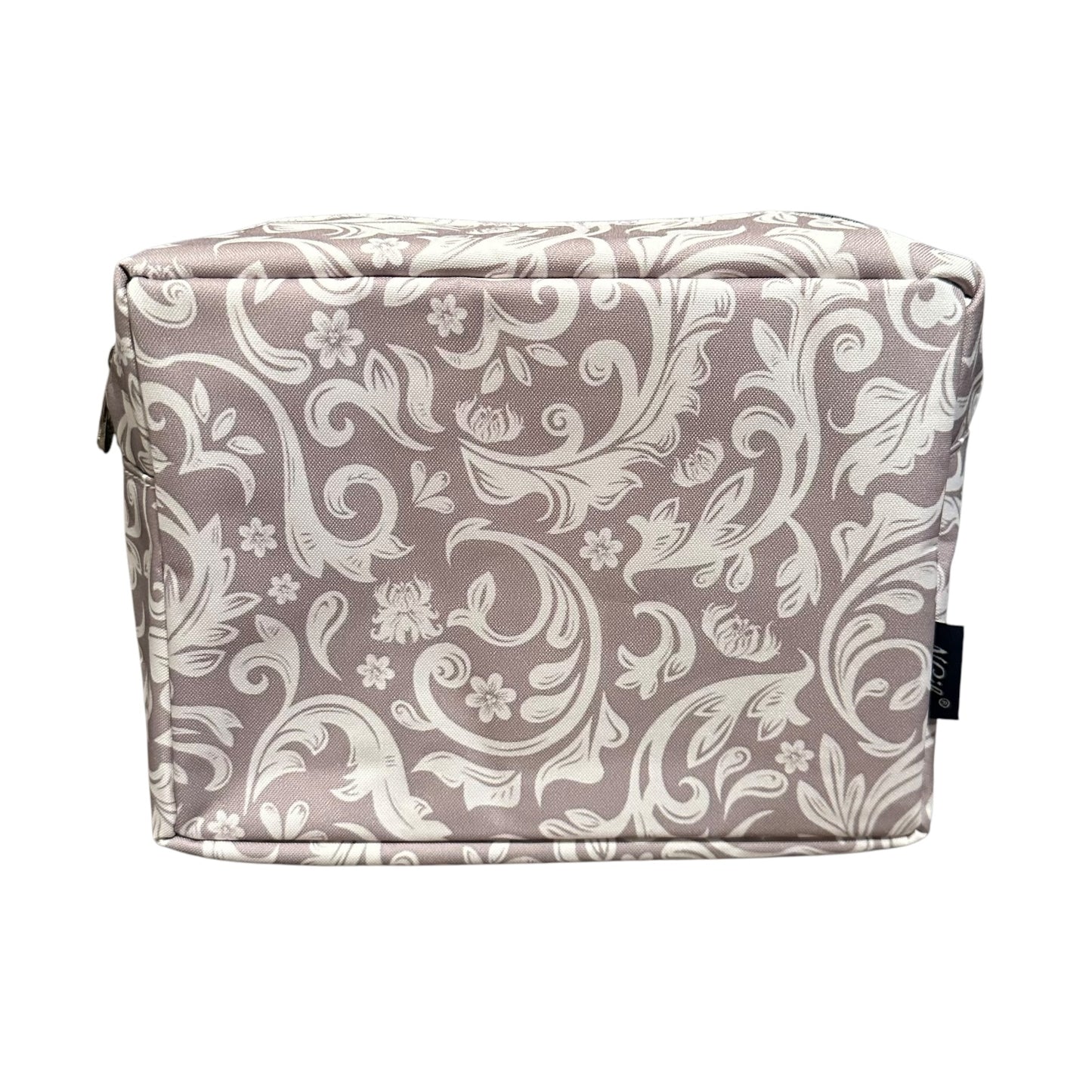 Tooled Grey Cosmetic Bag