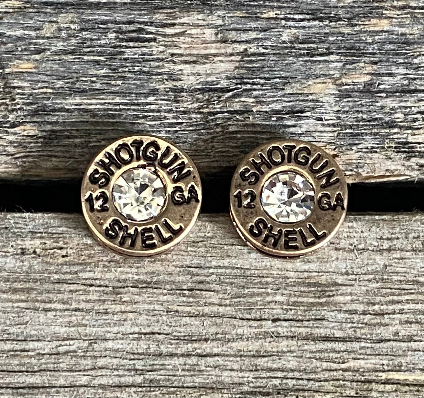 Gold Bullet Earrings
