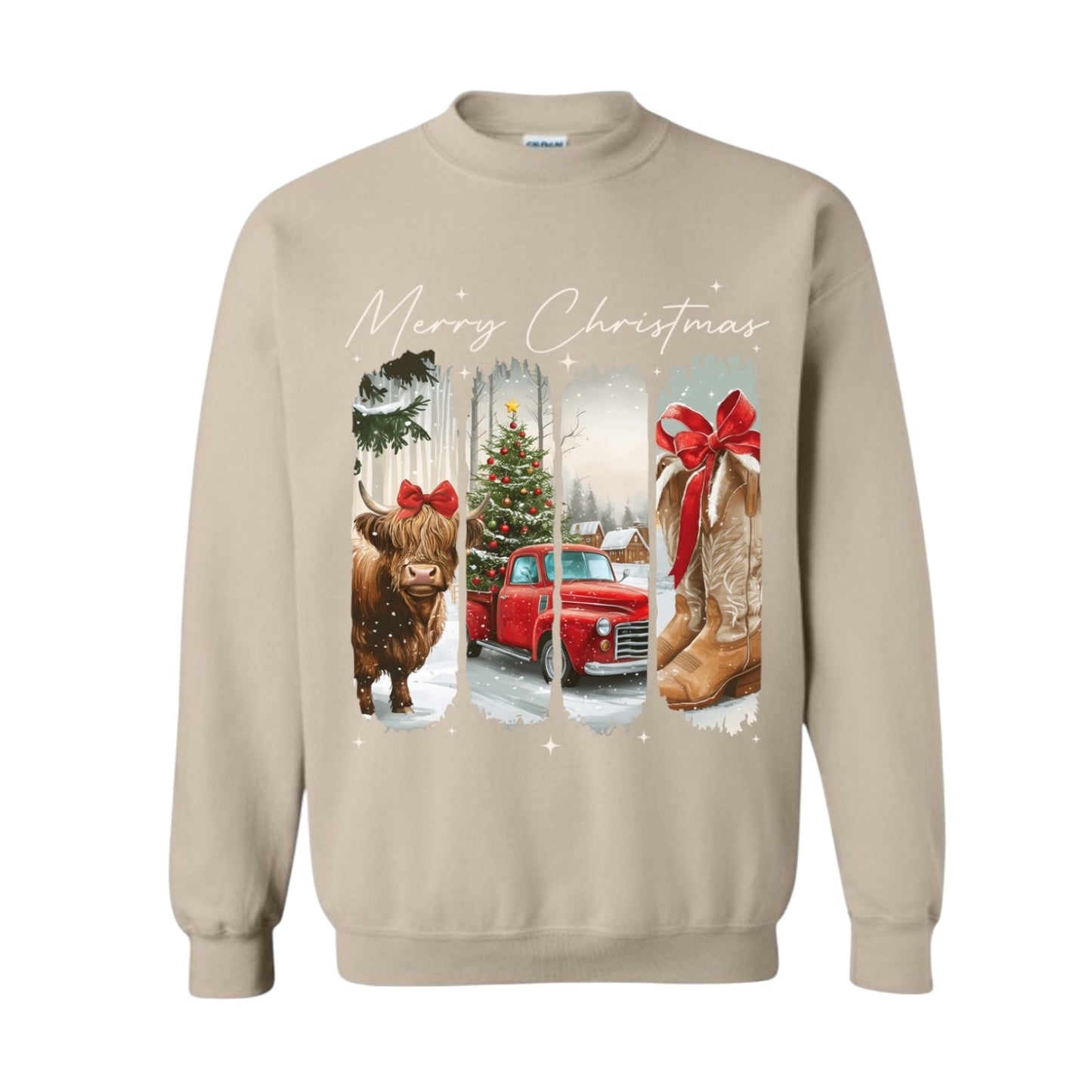 Western Christmas Crewneck • PRE ORDER •