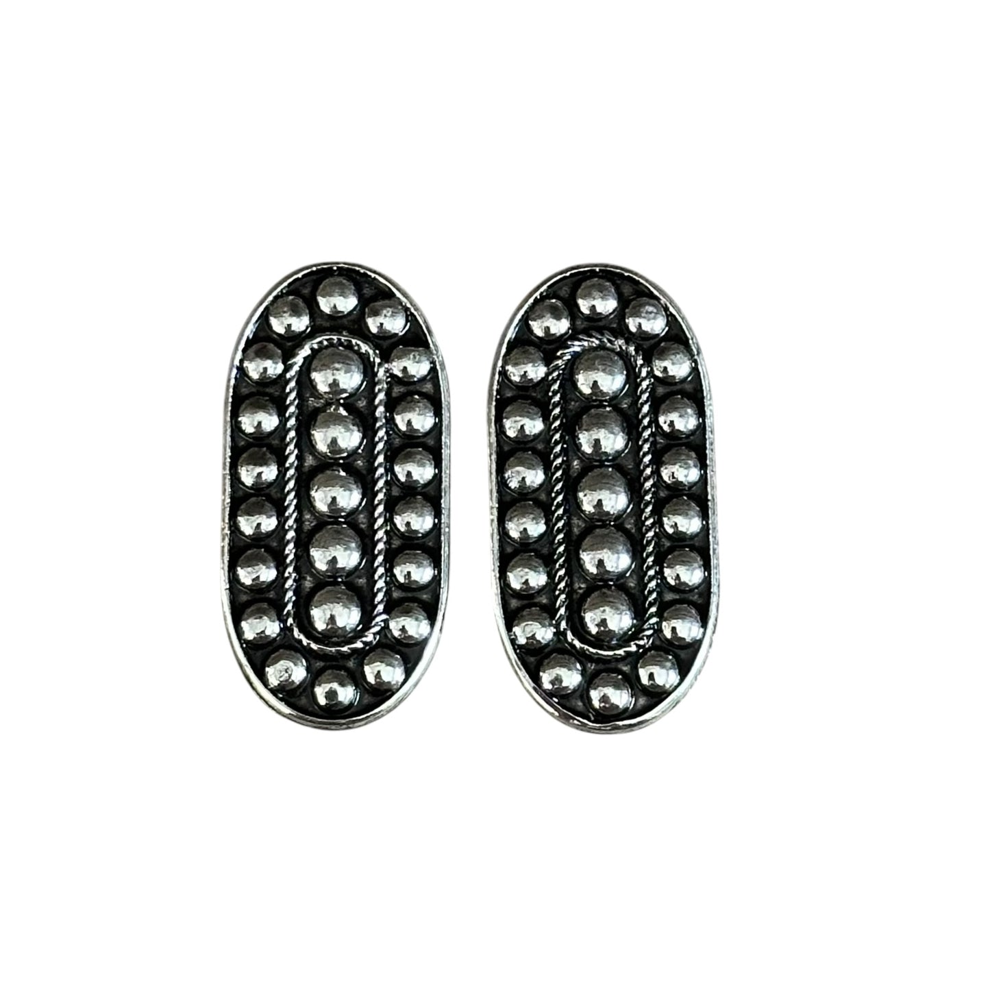 Silver Dot Earrings