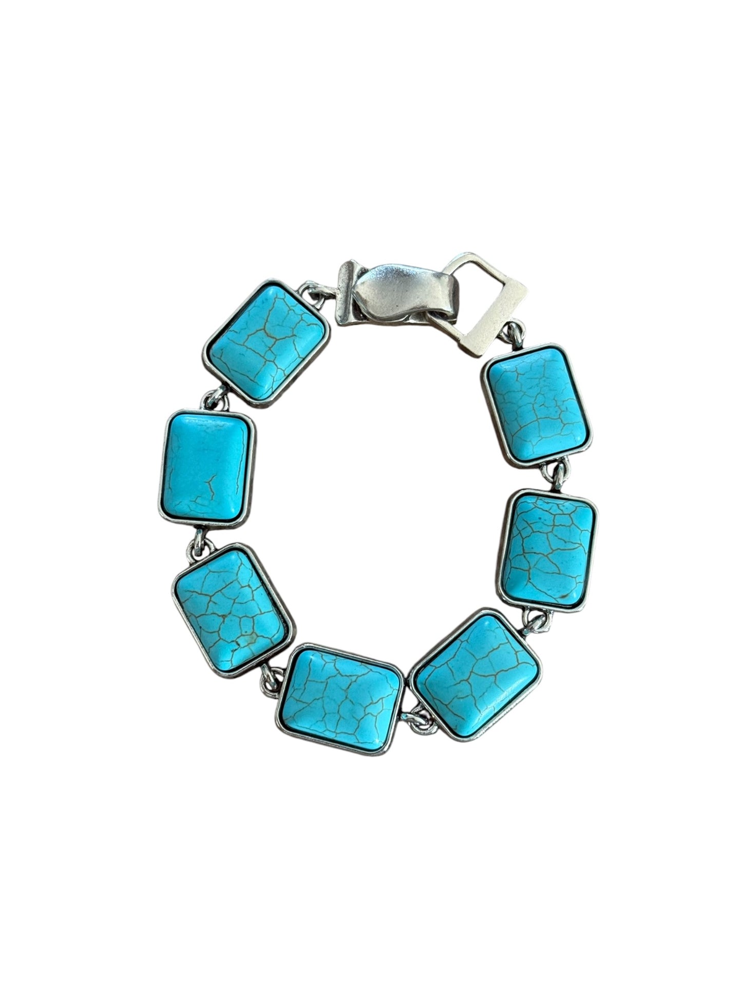 Turquoise Squares Bracelet