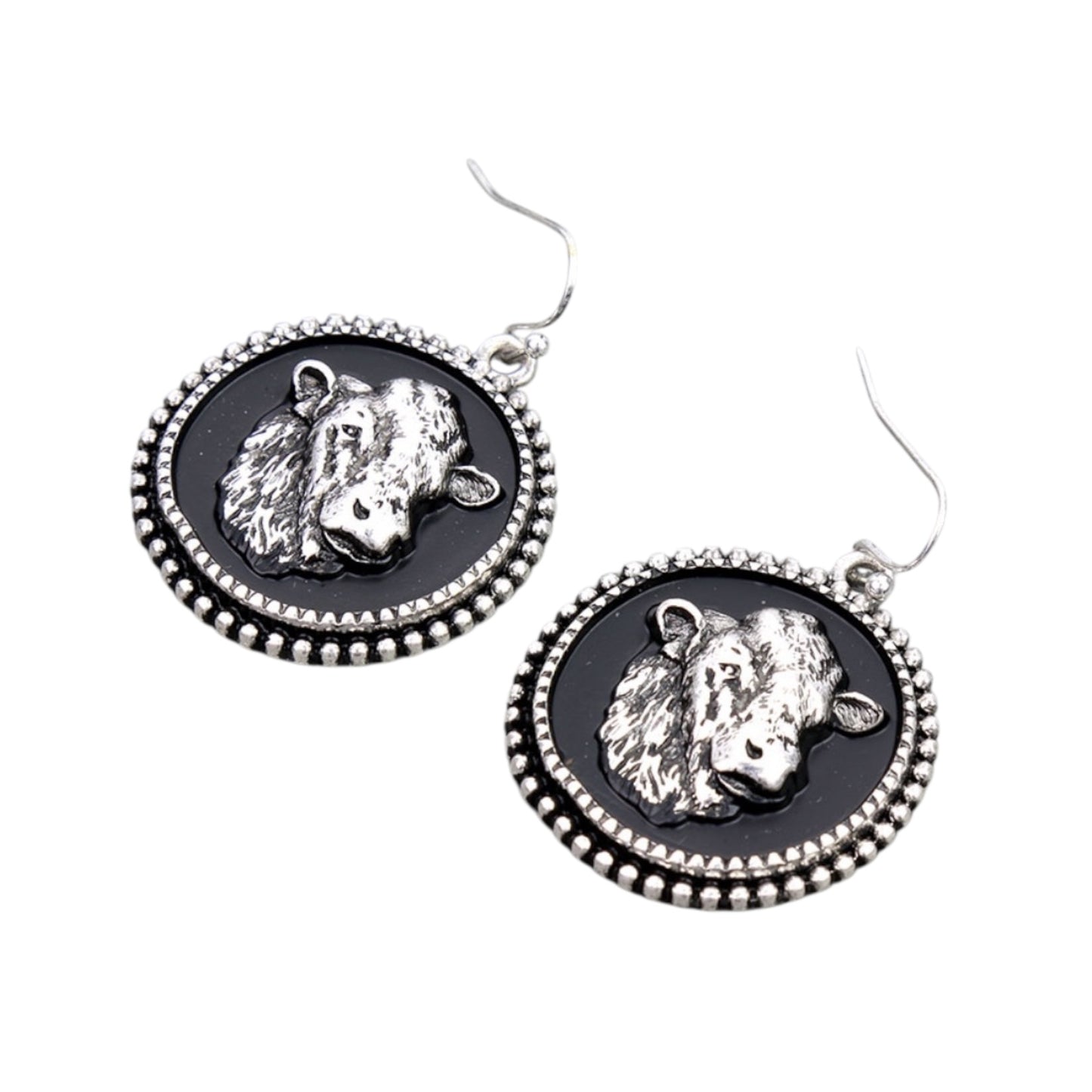 Cow Head Earrings