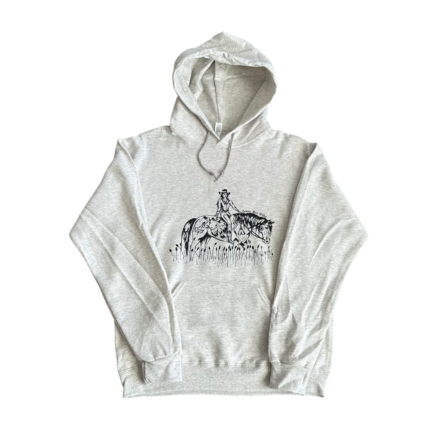 Oatmeal Canadian Cowgirl Hoodie