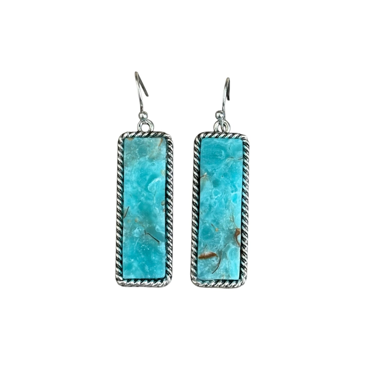 Turquoise Bar Earrings