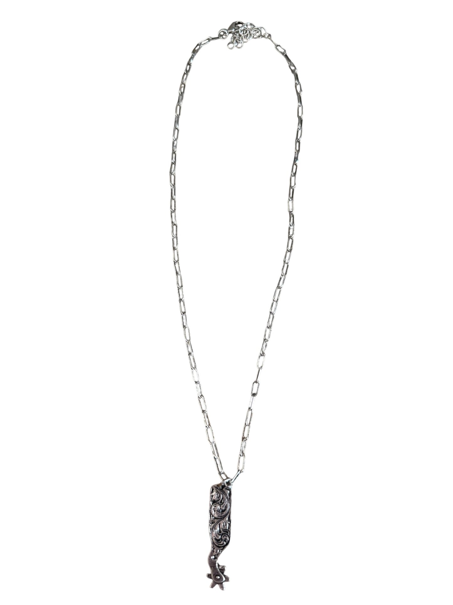 Tooled Spur Necklace