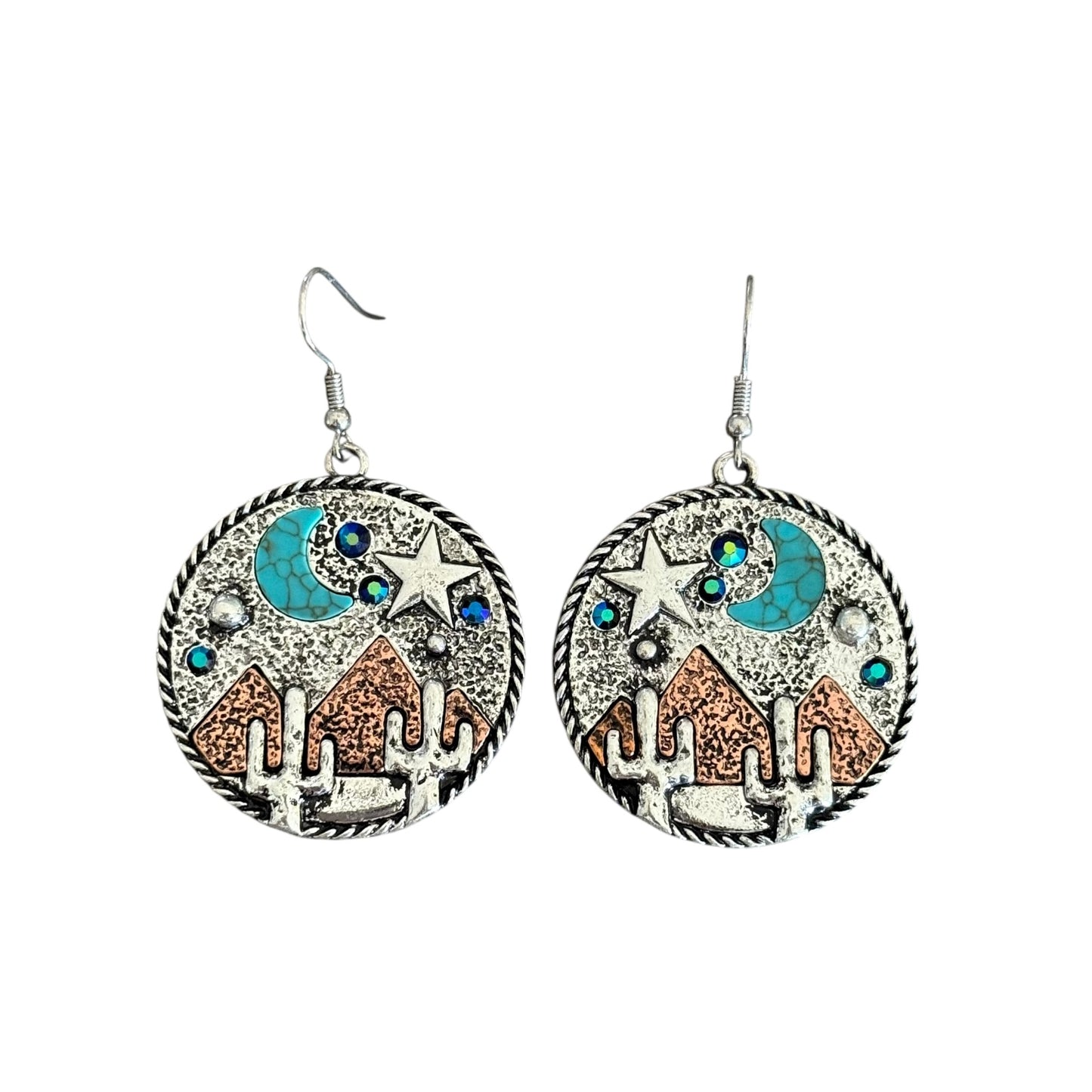 Starry Cactus Earrings