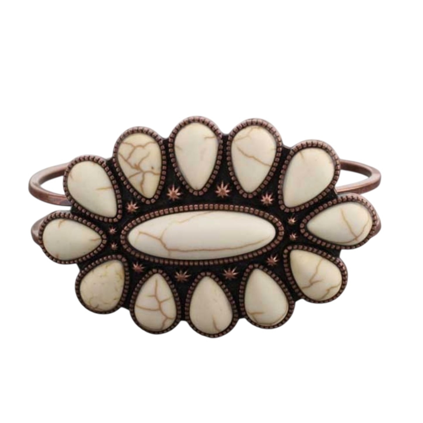 Copper Large Cluster Bracelet