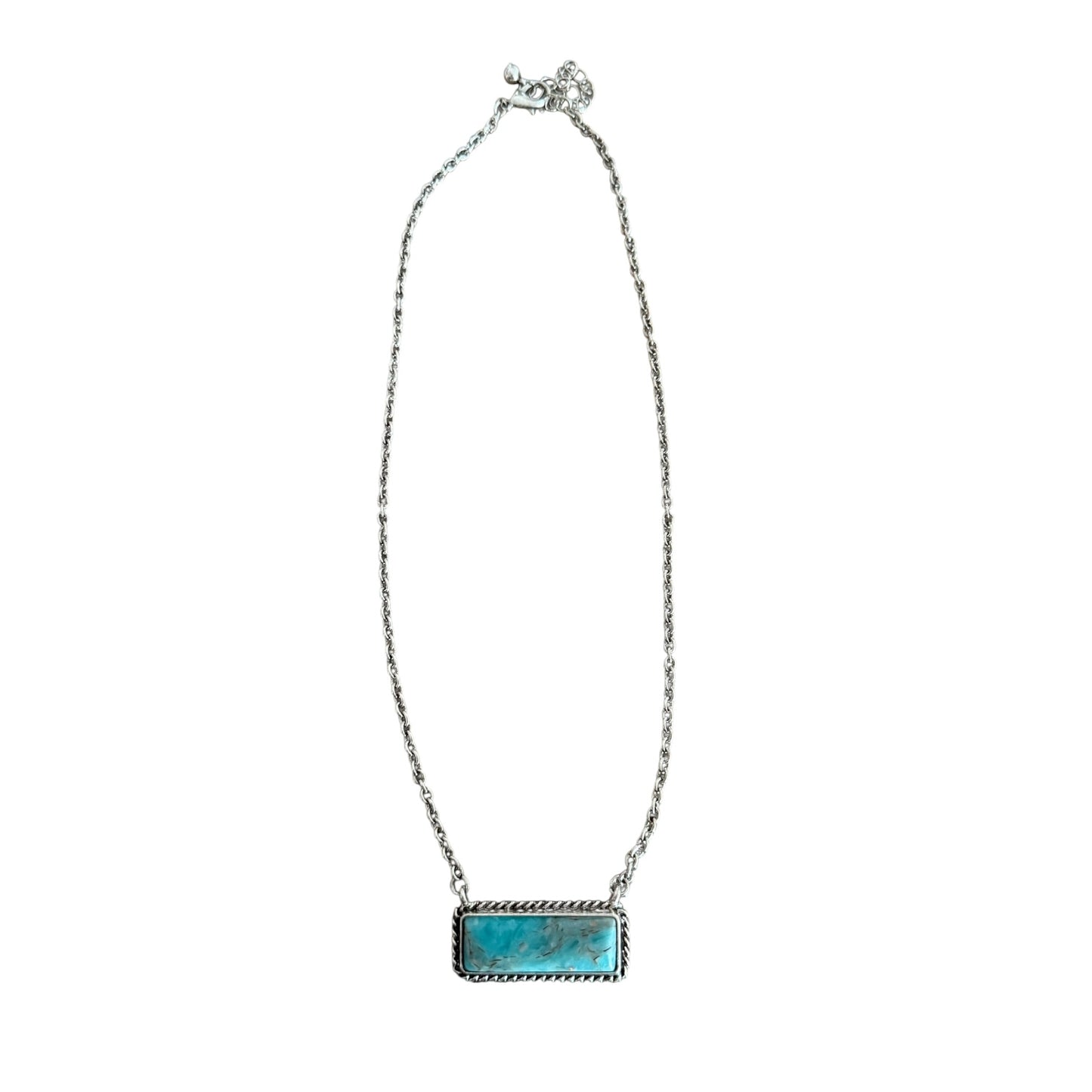 Turquoise Bar Necklace