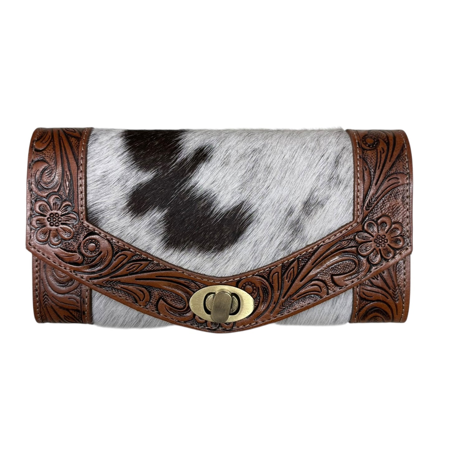 Tooled Cowhide Wallet (more options available)