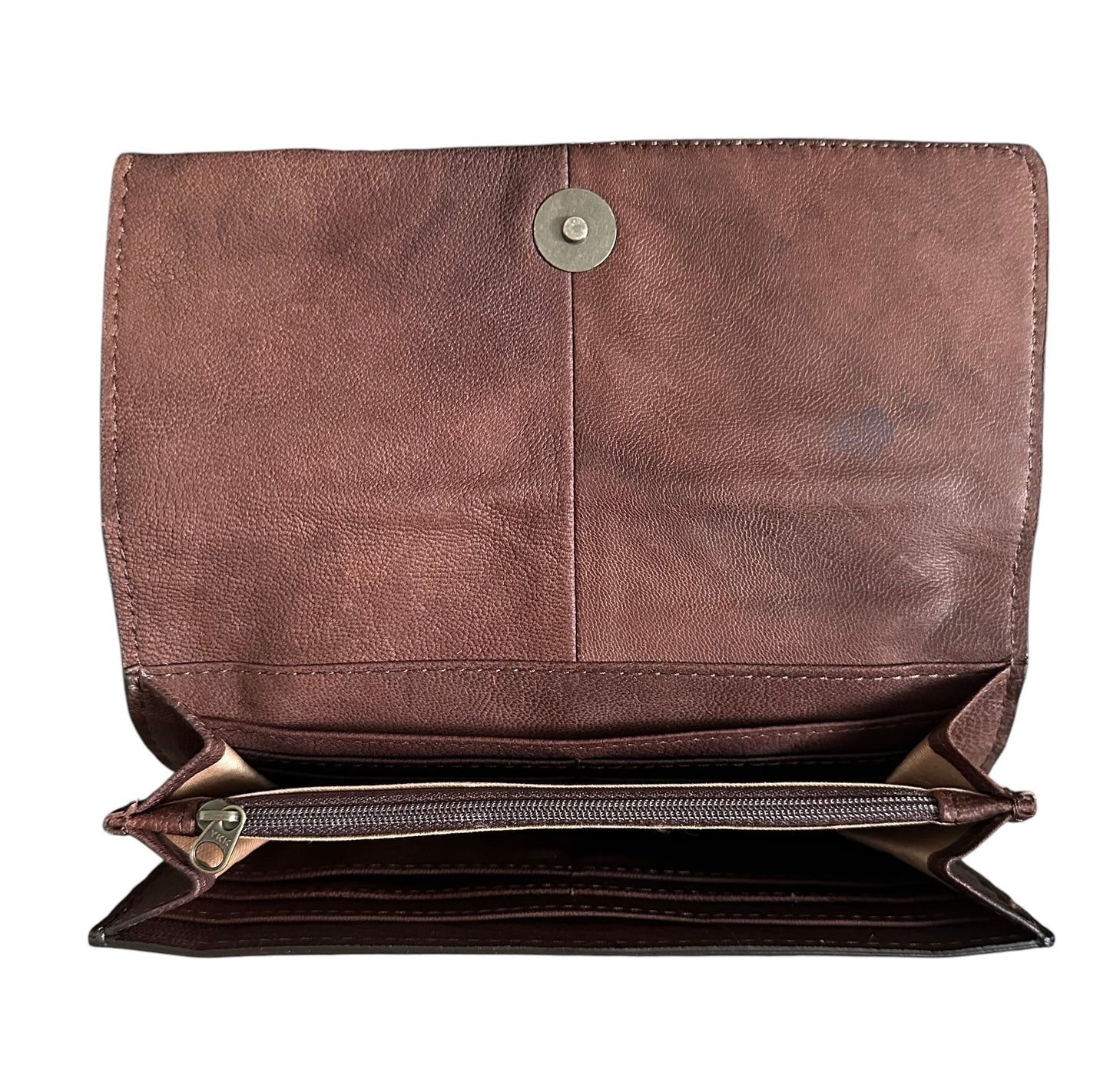Tooled Leather Cowhide Wallet