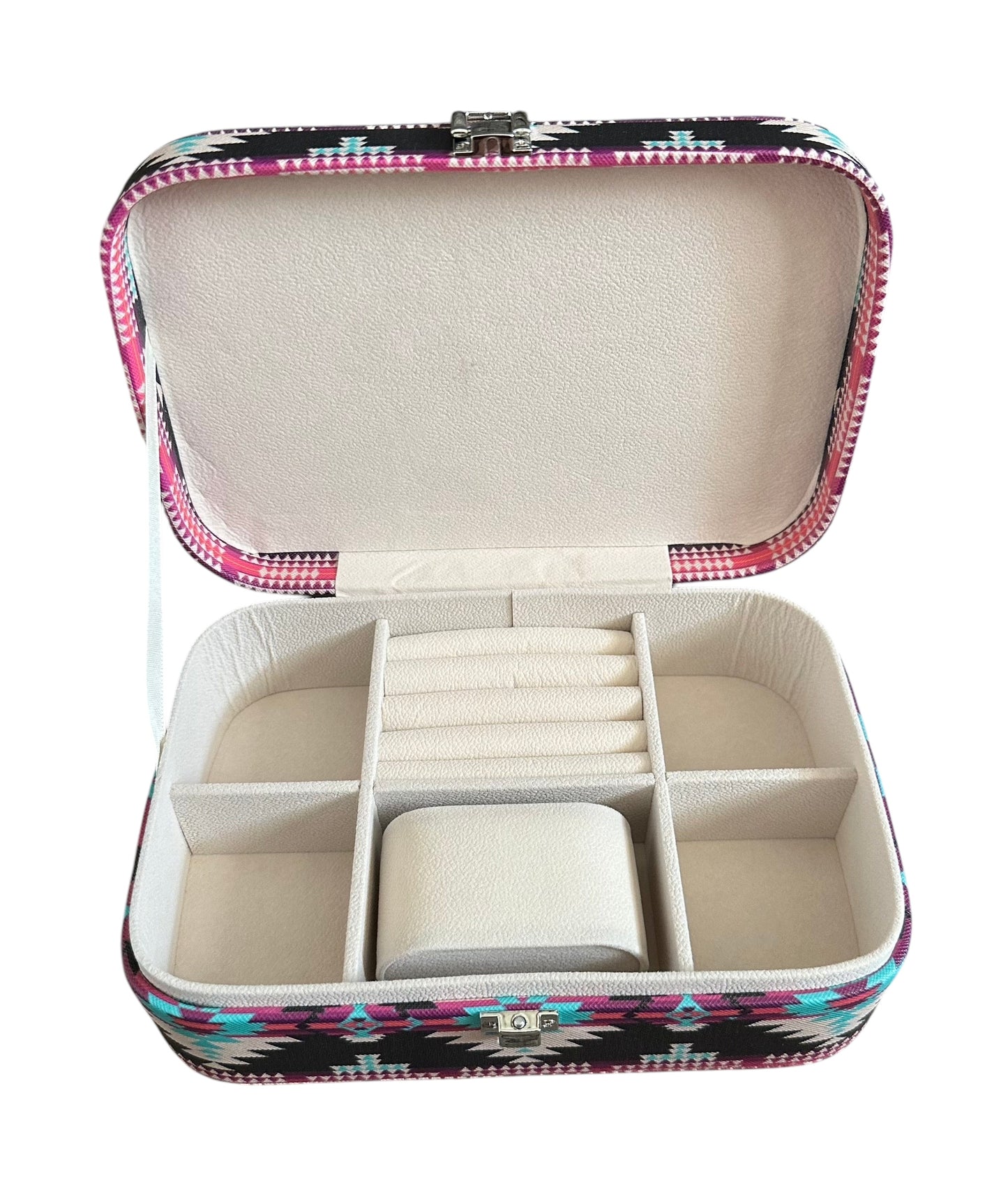 Pink Aztec Jewelry Box