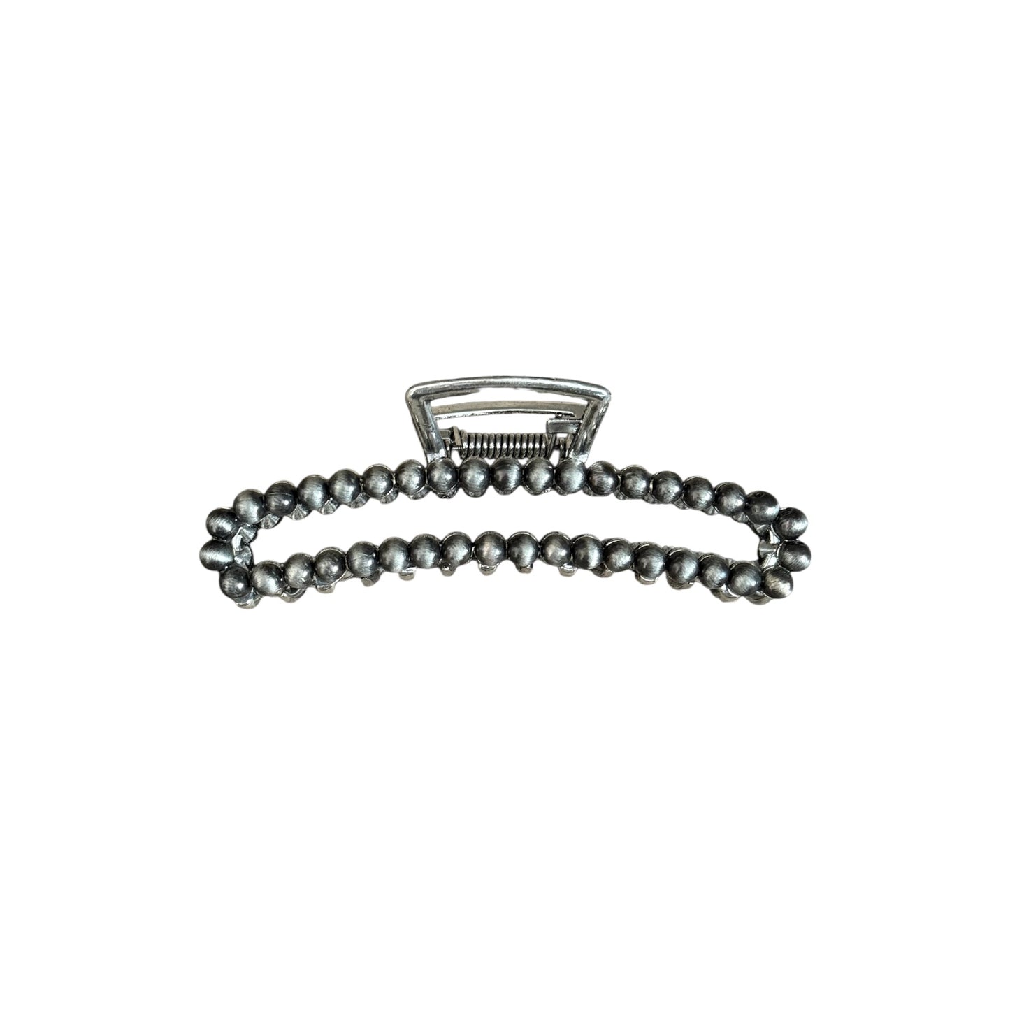 Gunmetal Navajo Pearl Claw Clip