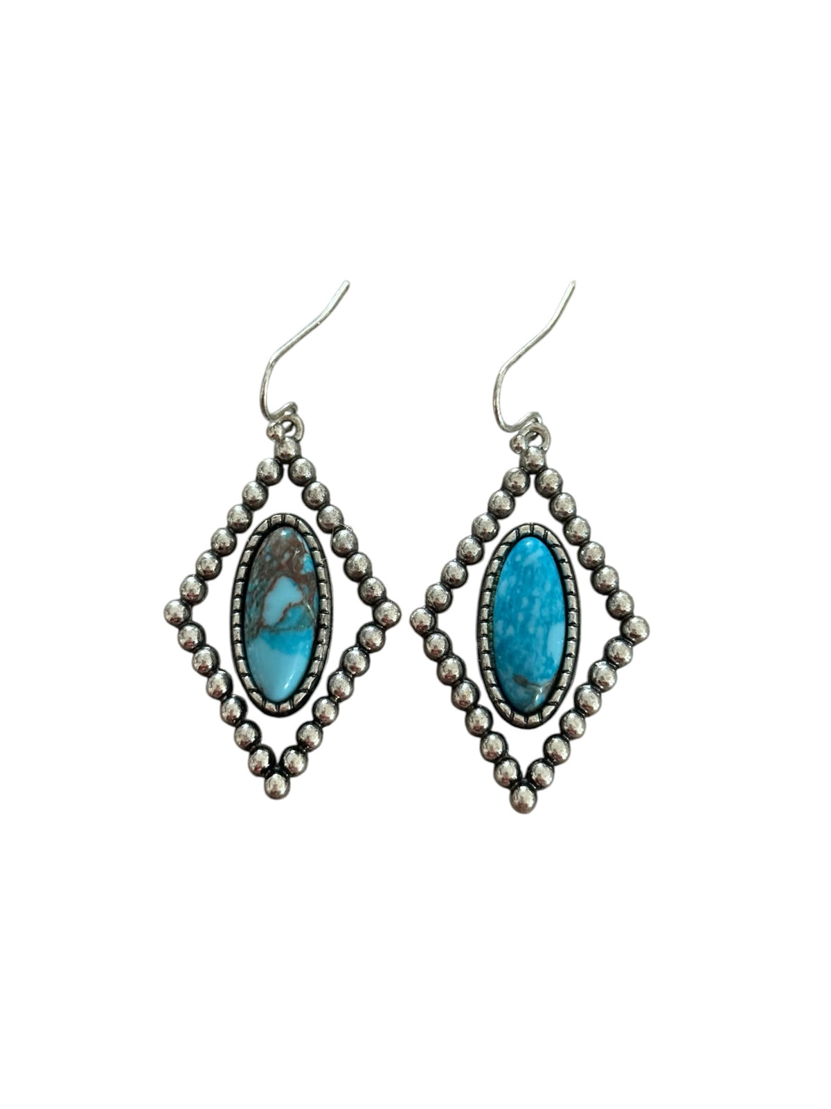 Turquoise Diamond Earrings