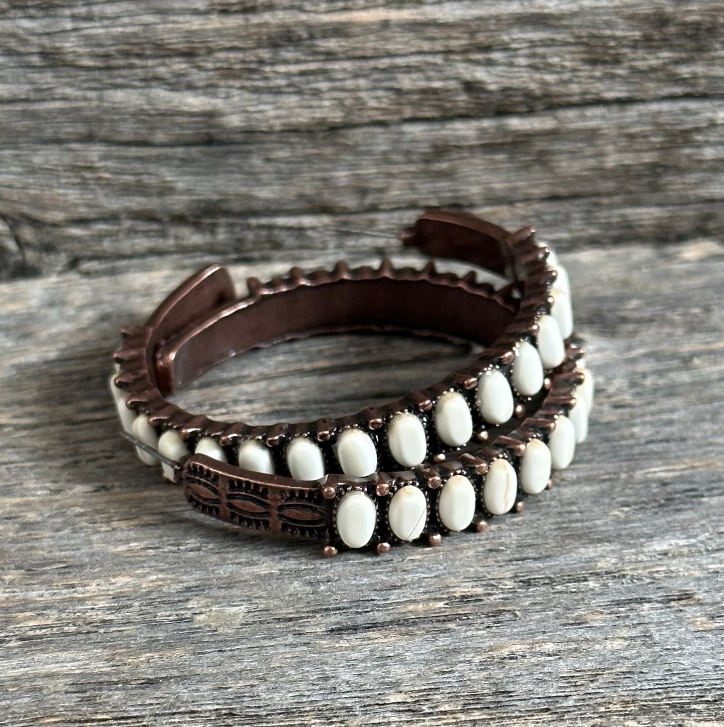 Copper Natural Hoop Earrings