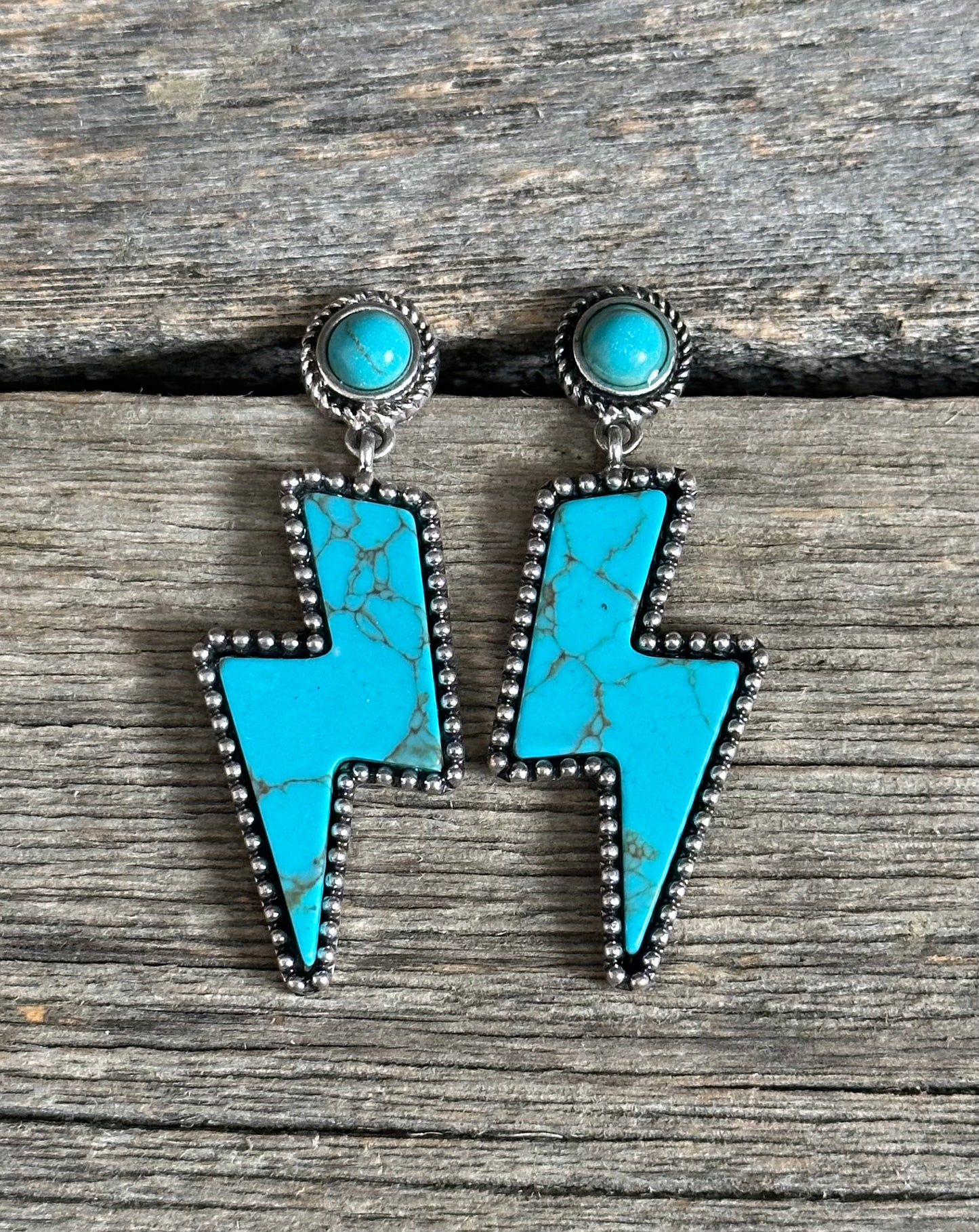 Turquoise Bolt Earrings