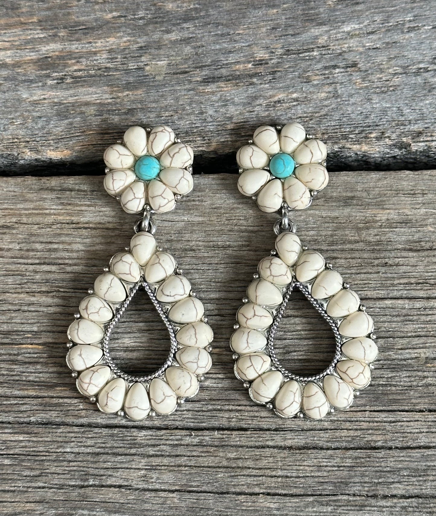 Natural Cluster Earrings