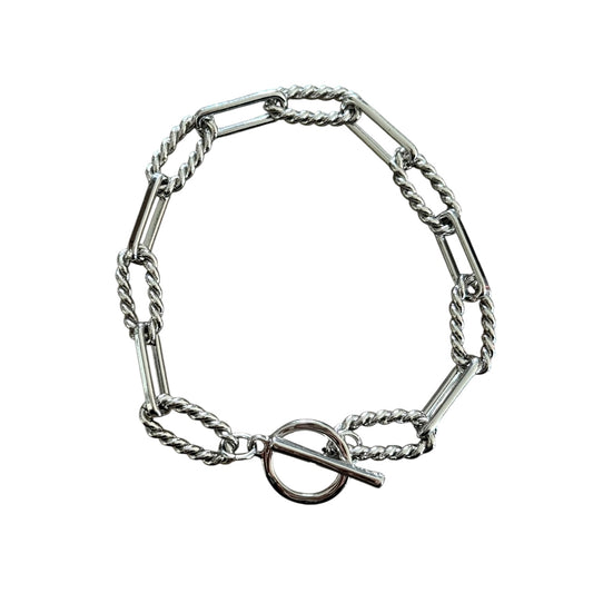 Paperclip Rope Toggle Bracelet